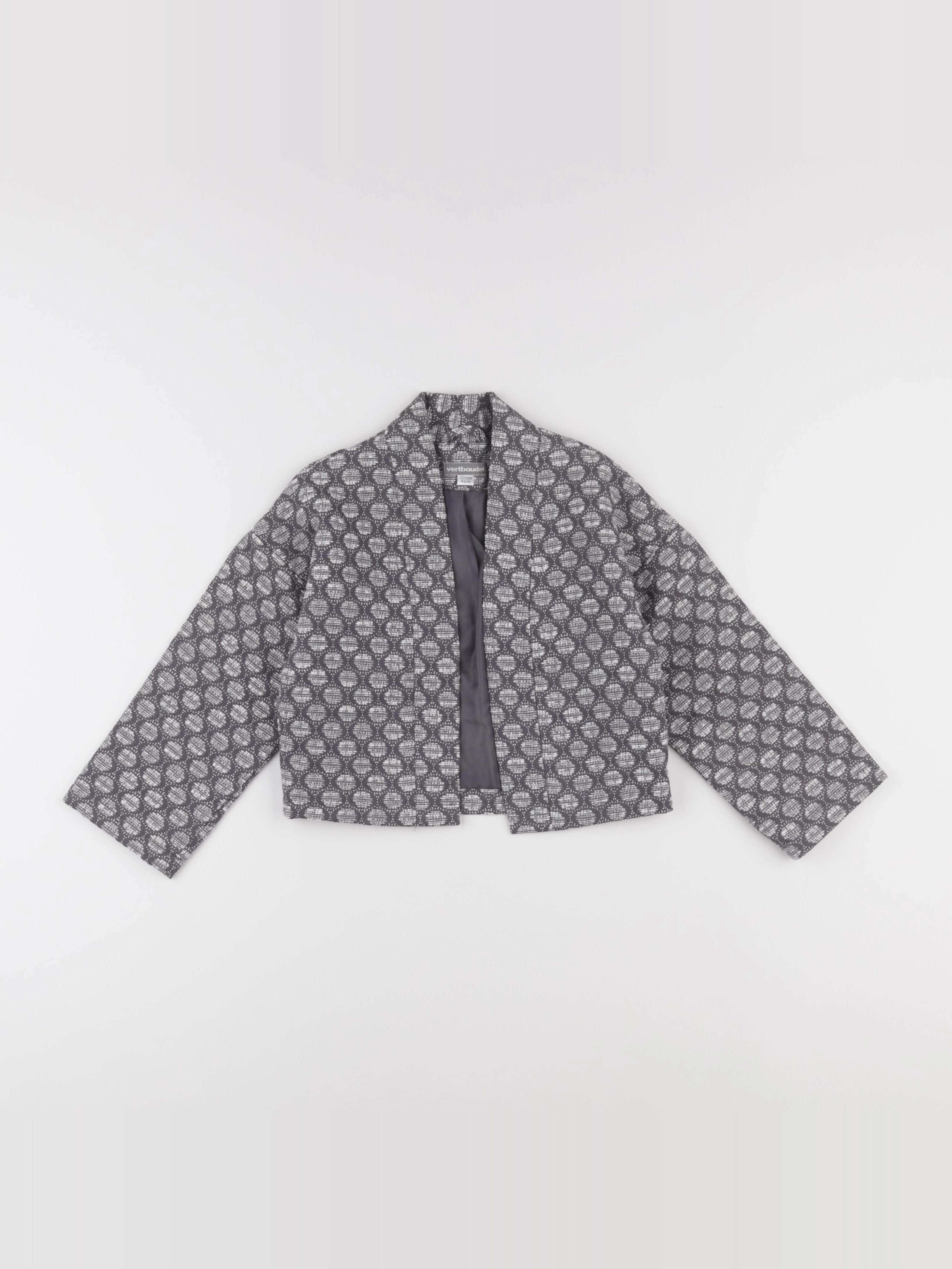 Vertbaudet - veste gris - 4 ans