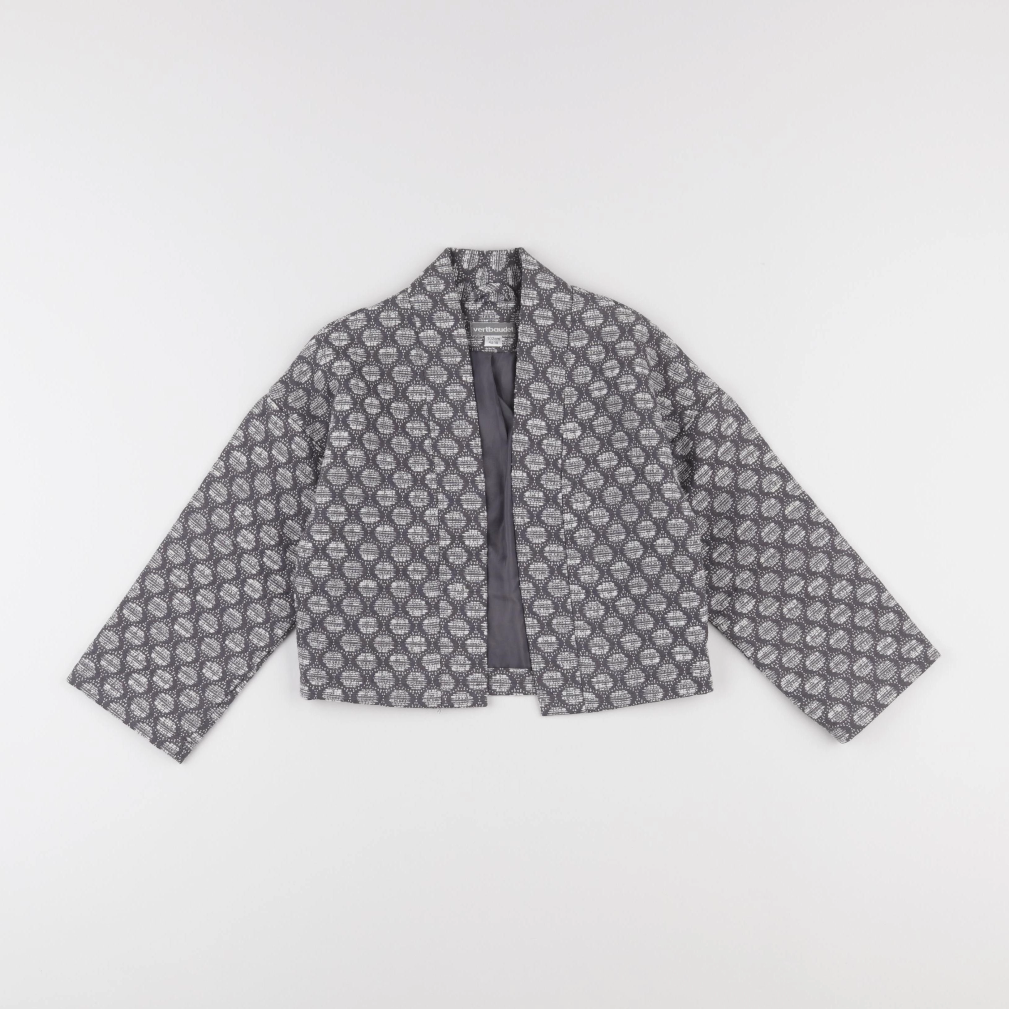 Vertbaudet - veste gris - 4 ans