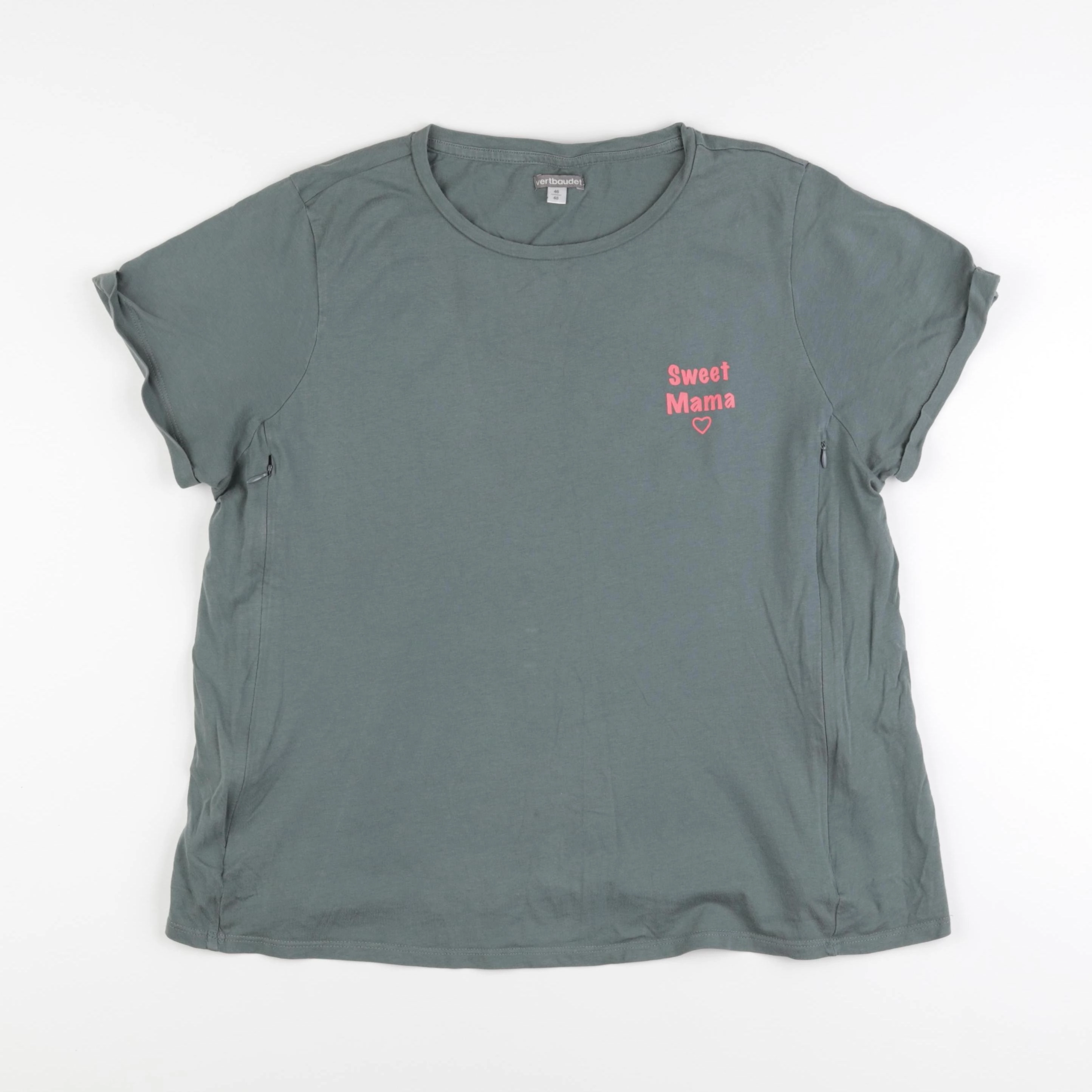 Vertbaudet - tee-shirt allaitement vert - 46 à 48