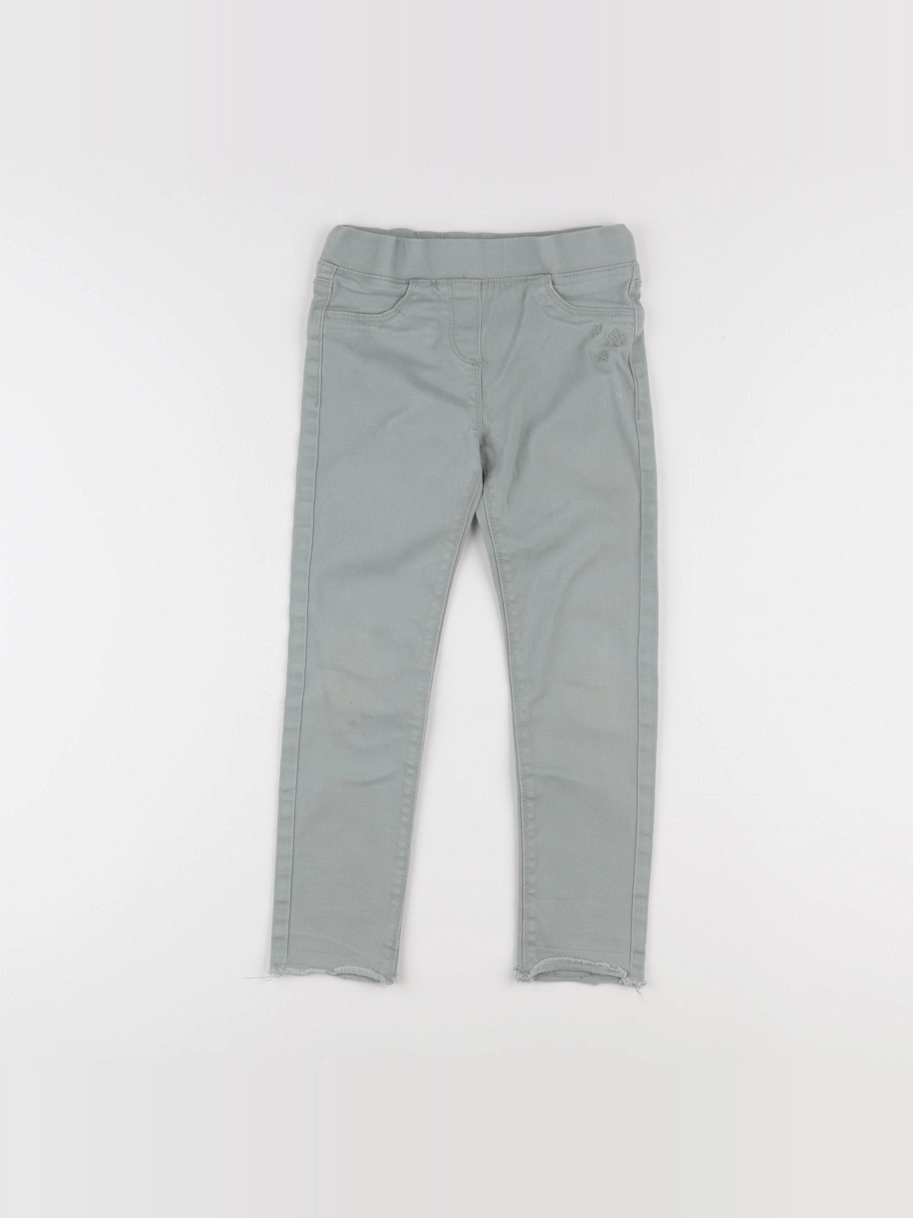 Vertbaudet - jegging vert - 6 ans