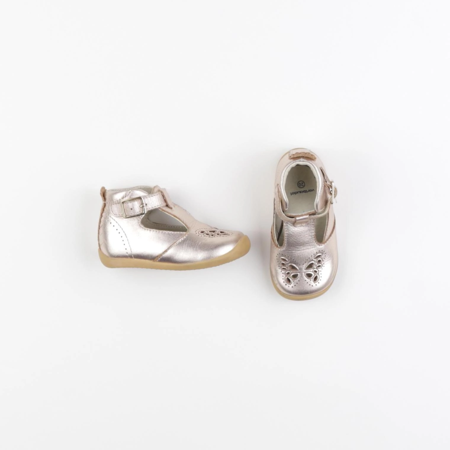 Vertbaudet - bottillons bronze - pointure 20