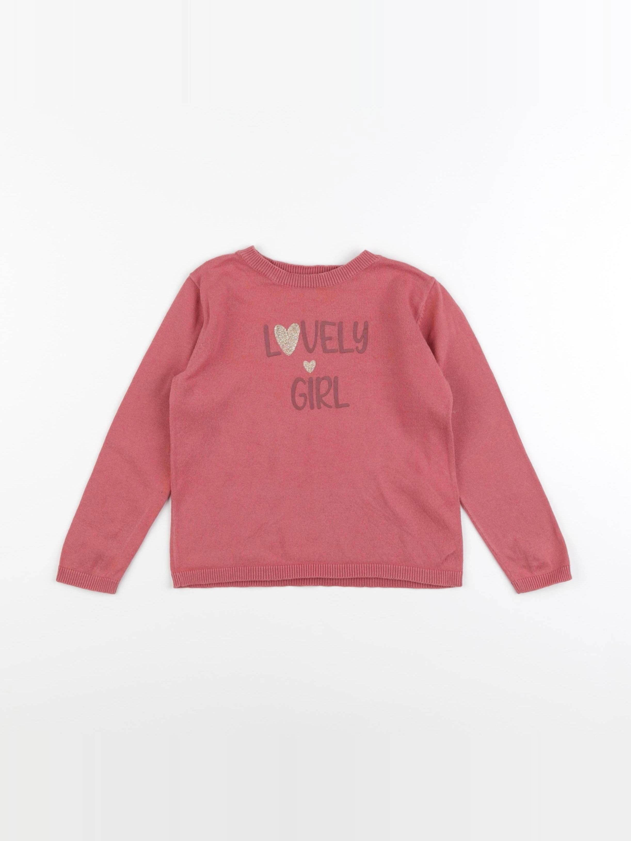 Vertbaudet - pull rouge - 3 ans