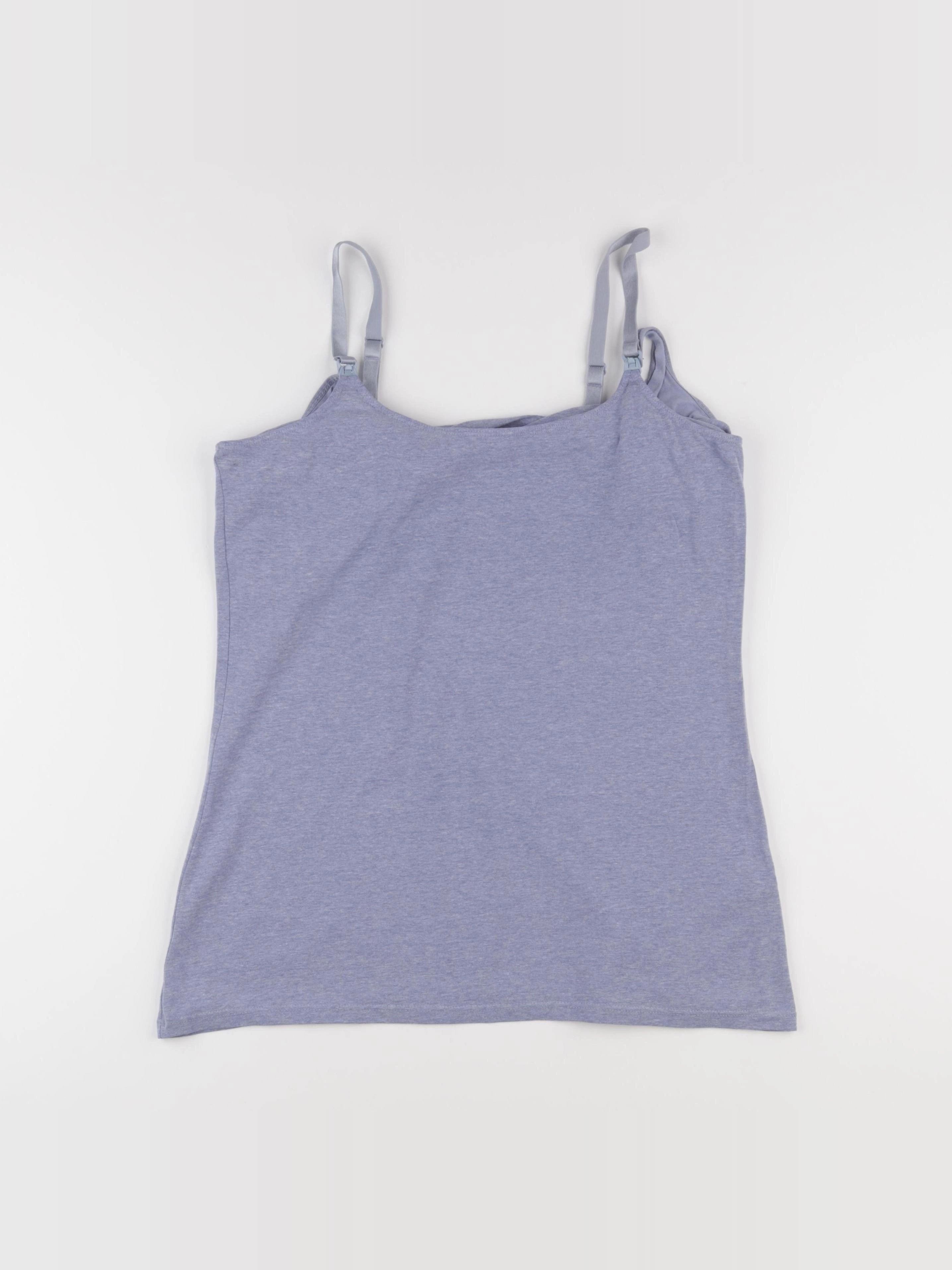 H&M - débardeur grossesse, allaitement bleu - m