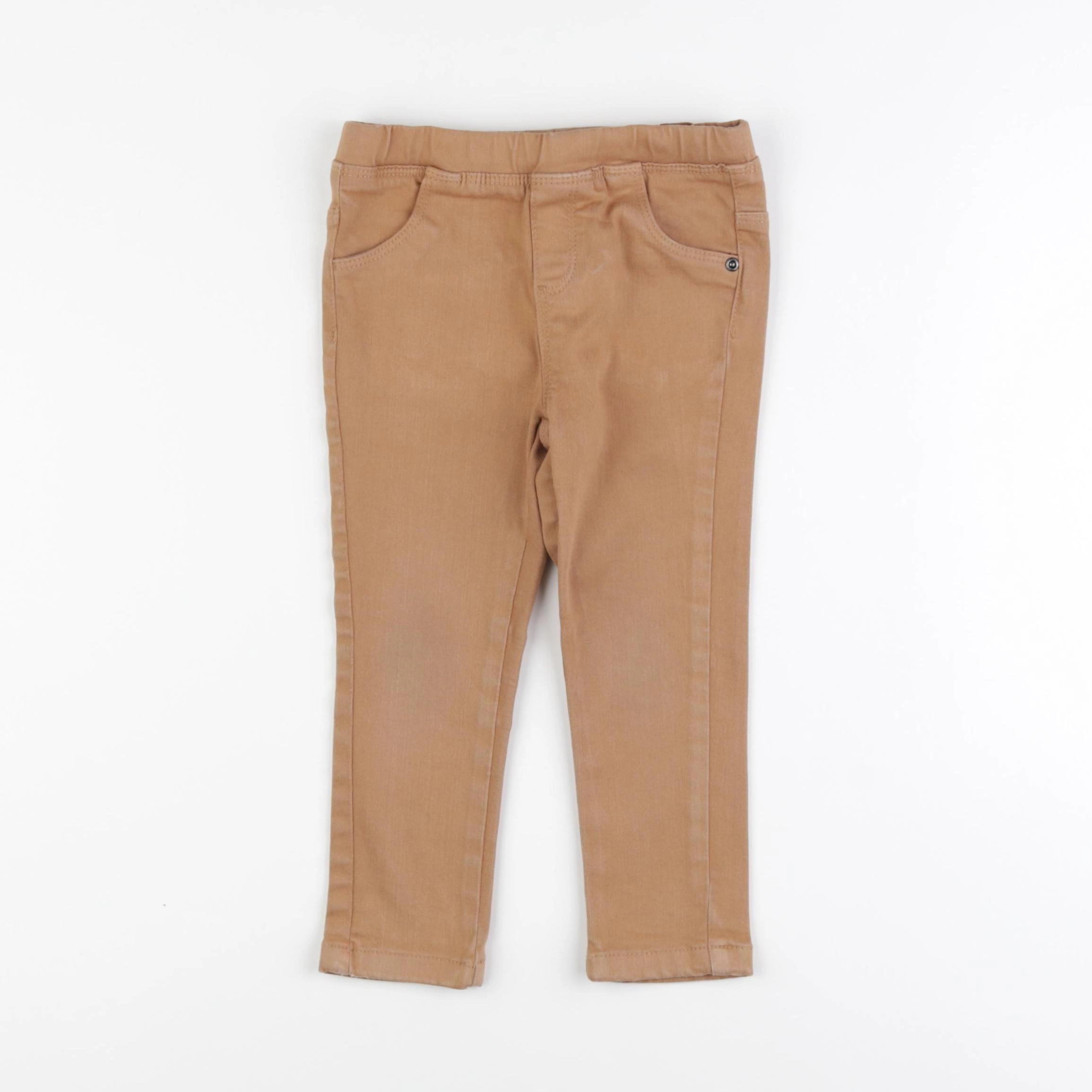Vertbaudet - jegging marron - 36 mois