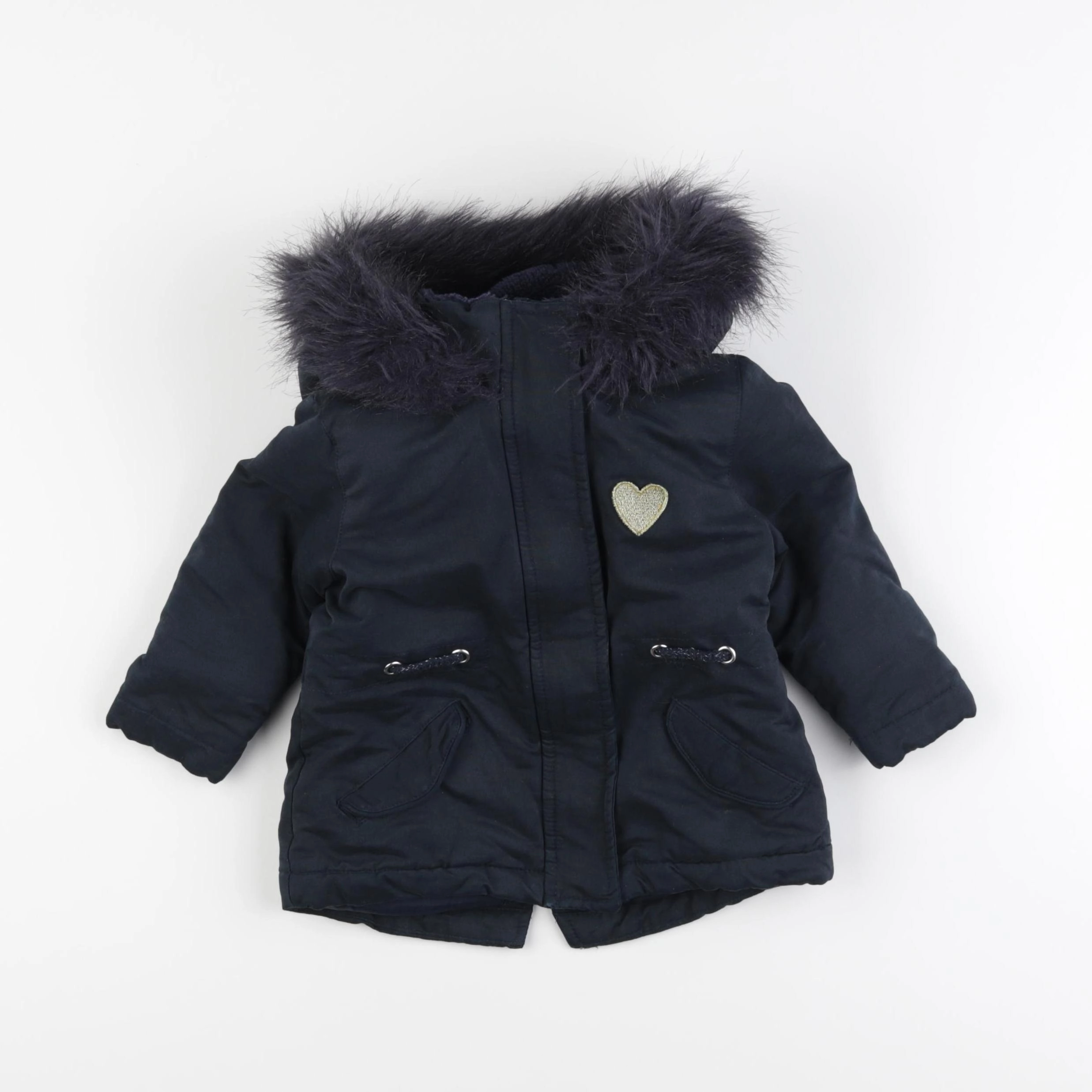 Vertbaudet - parka bleu - 2 ans