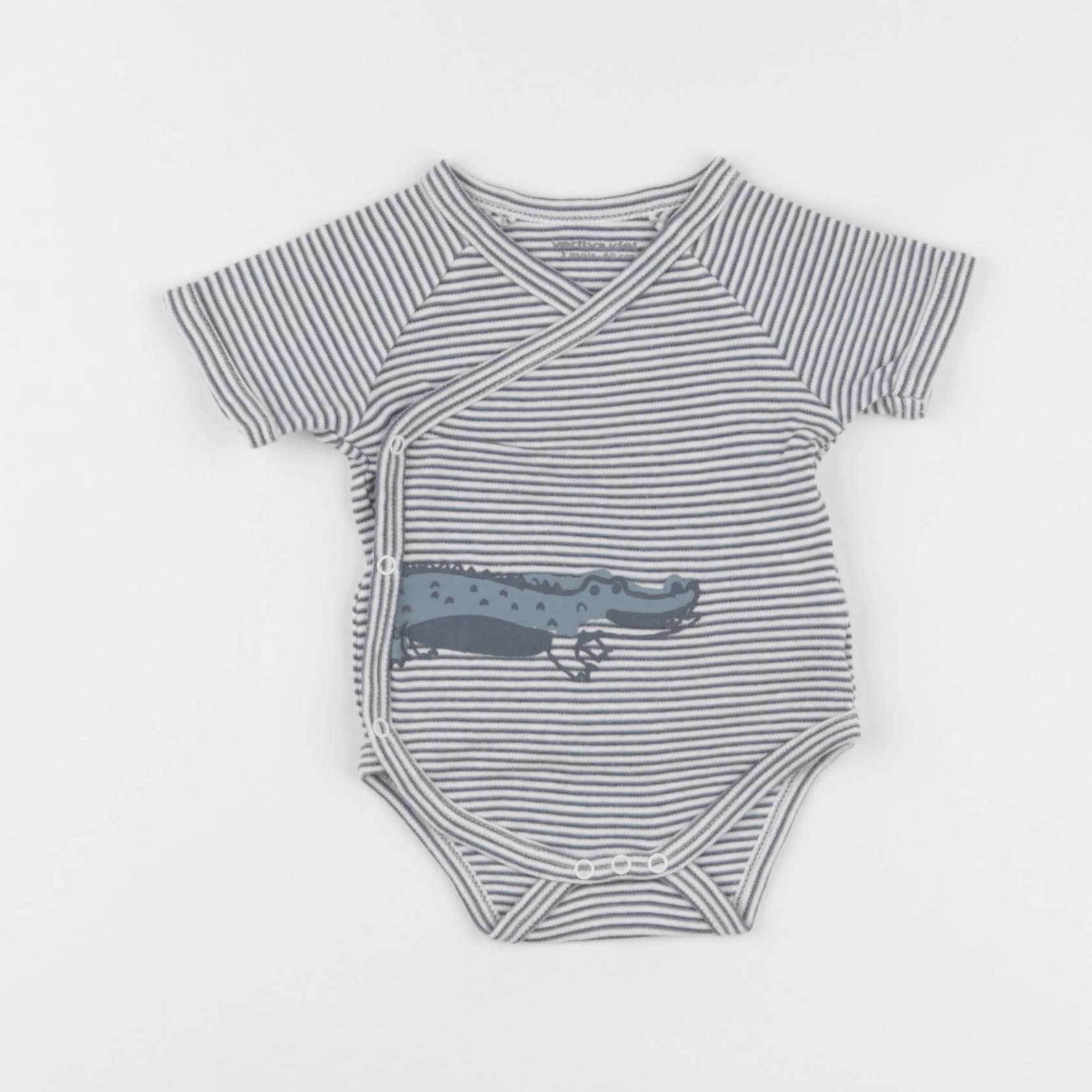 Vertbaudet - body bleu - 3 mois