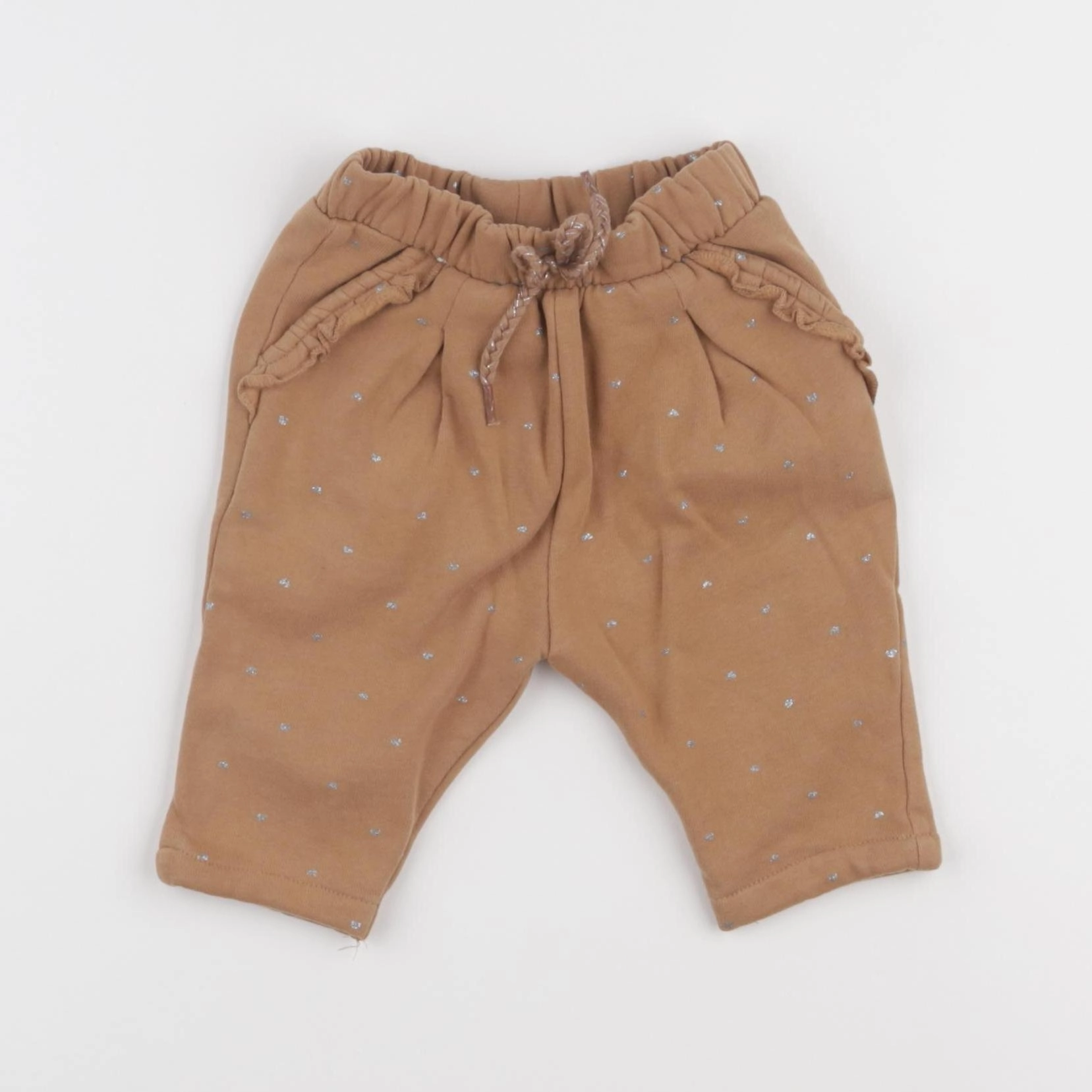Vertbaudet - pantalon marron - 3 mois