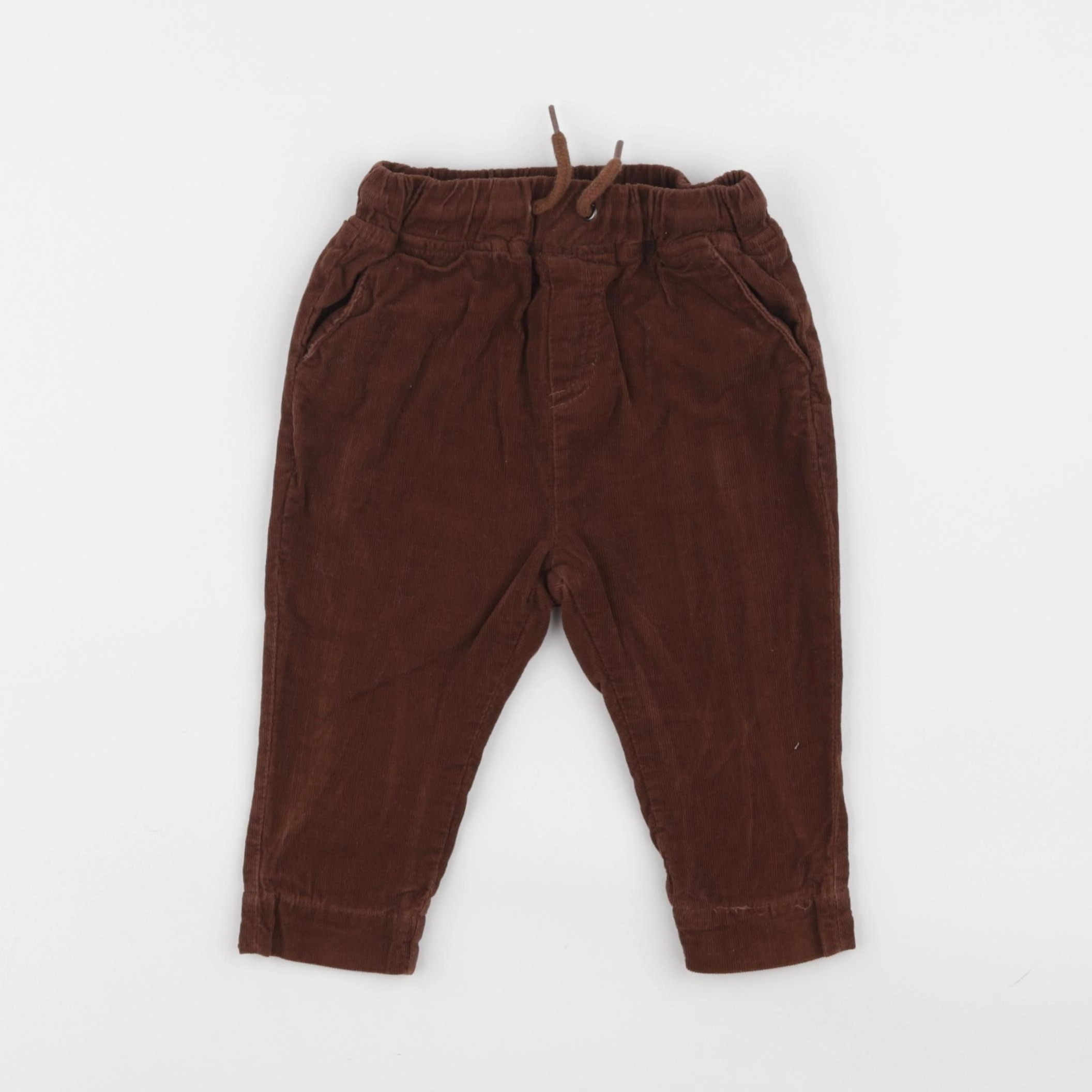 Vertbaudet - pantalon marron - 9 mois