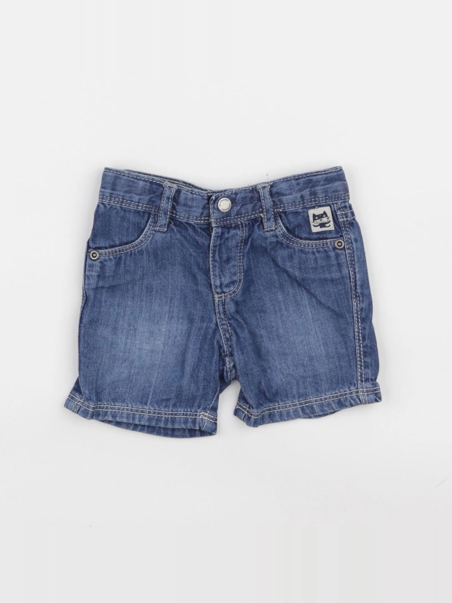 Vertbaudet - short bleu - 9 mois