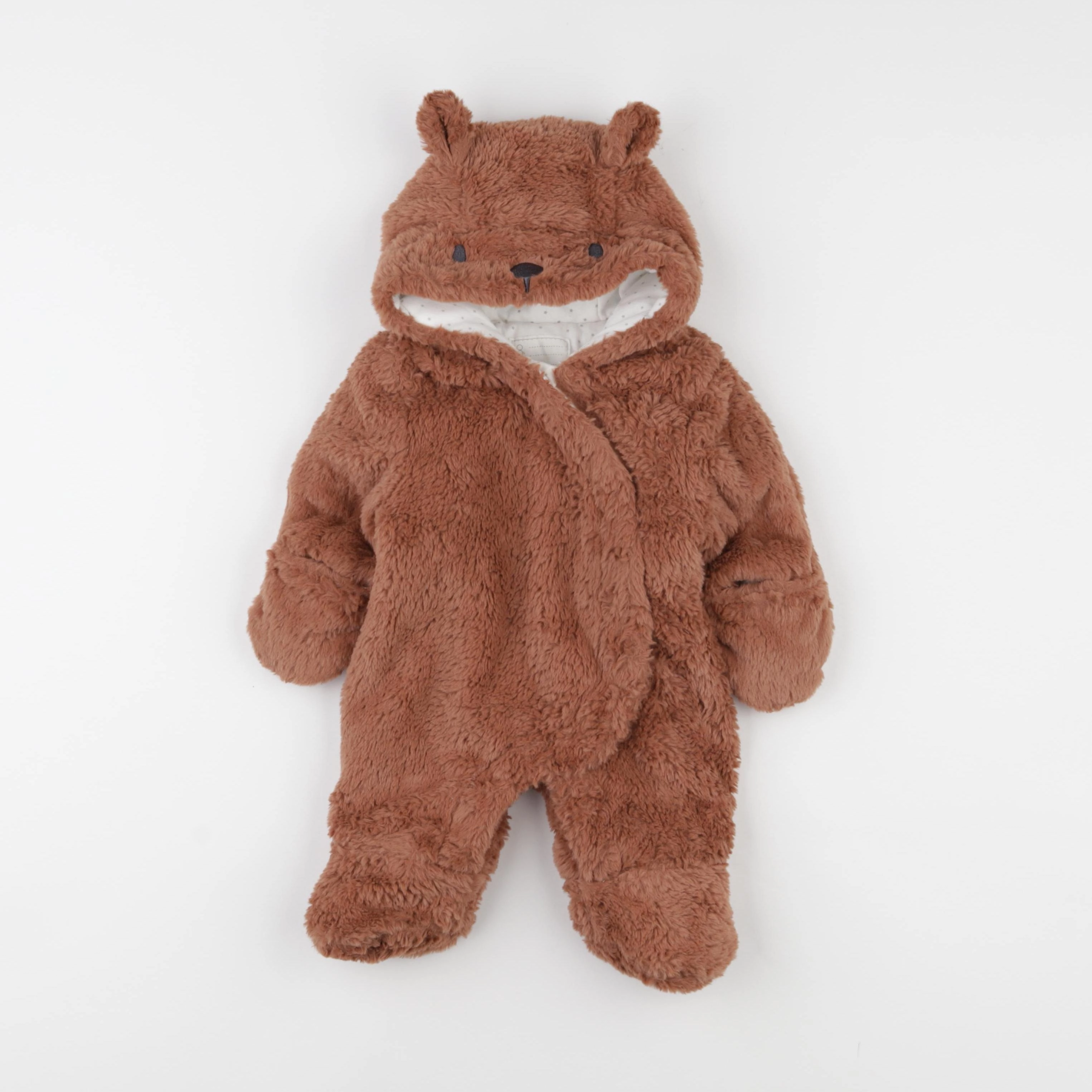 Vertbaudet - combi-pilote marron - 1 mois