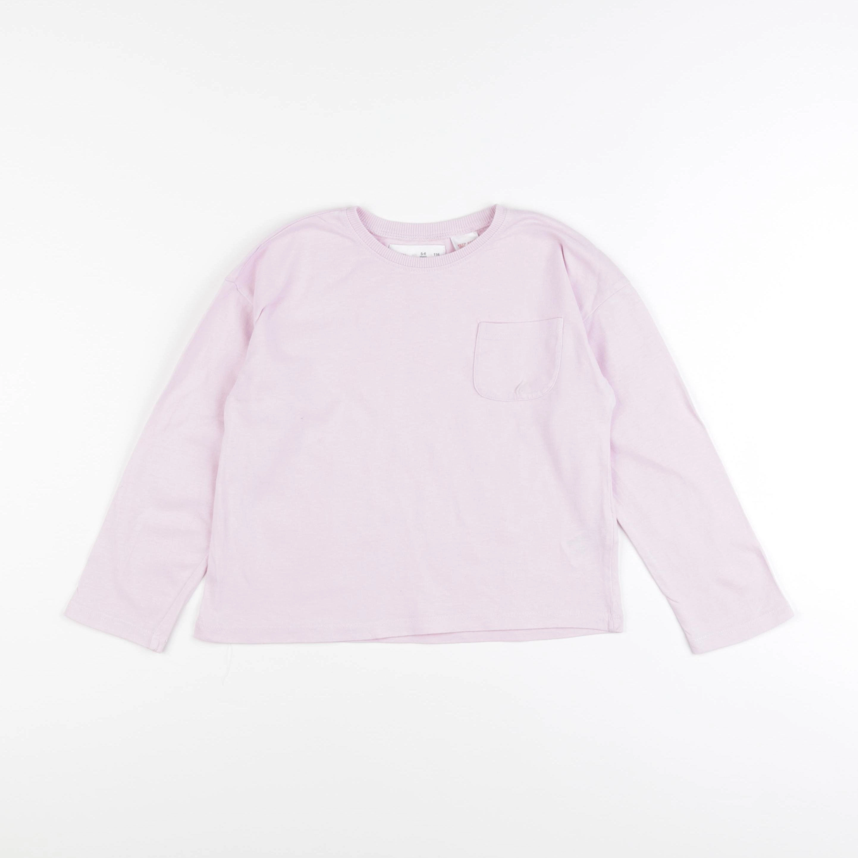 Zara - tee-shirt rose - 5/6 ans