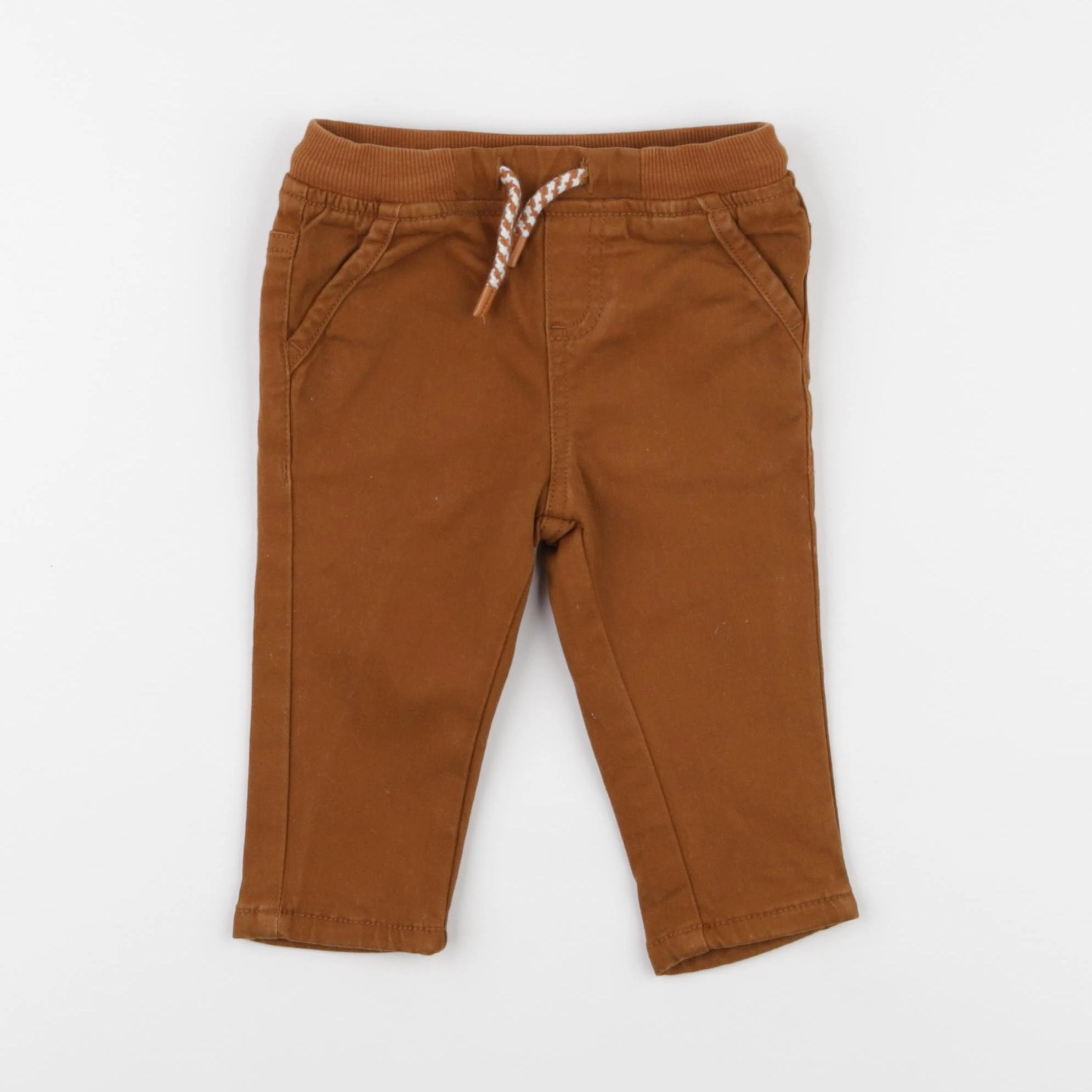 Vertbaudet - jean marron - 9 mois