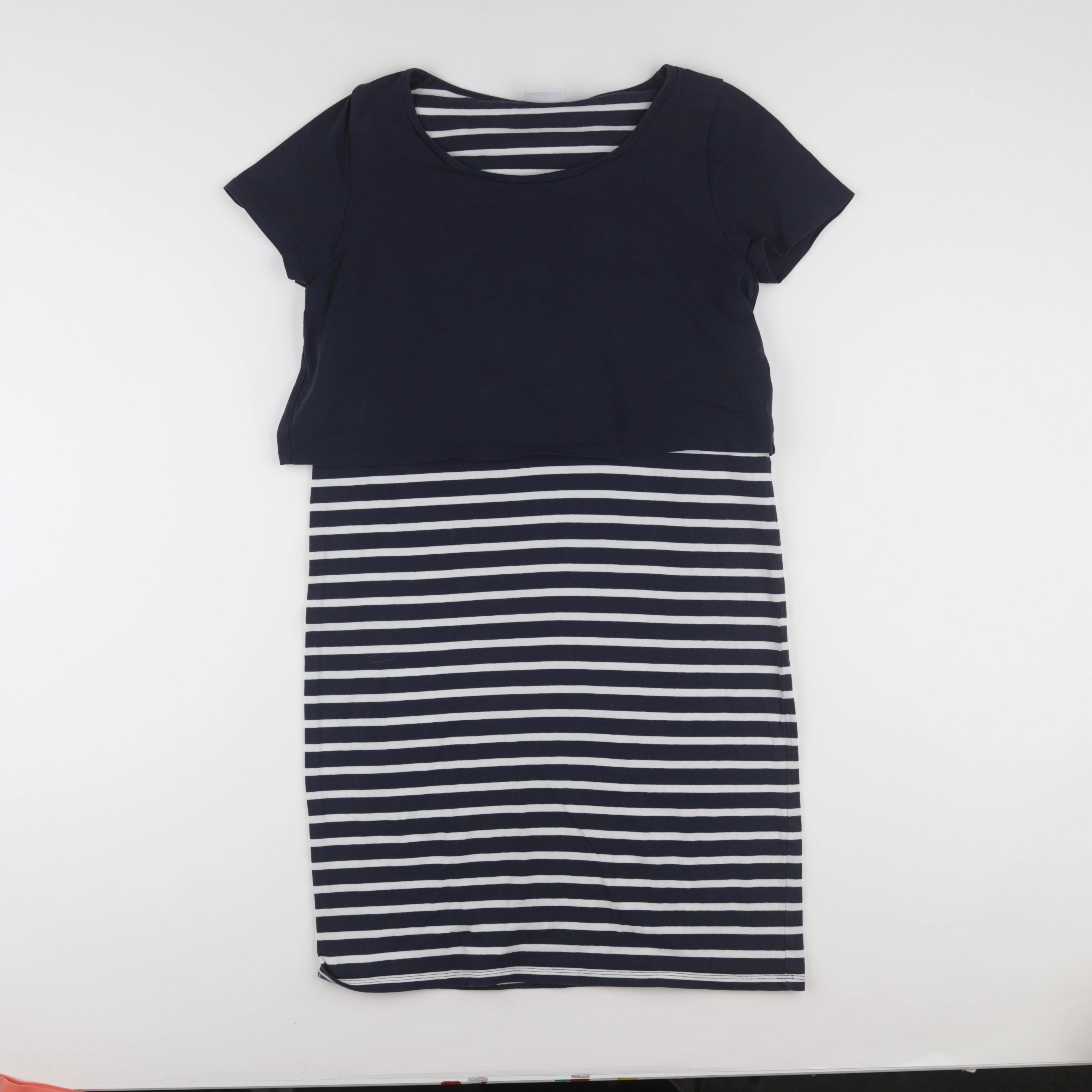 Mamalicious - robe grossesse bleu - l