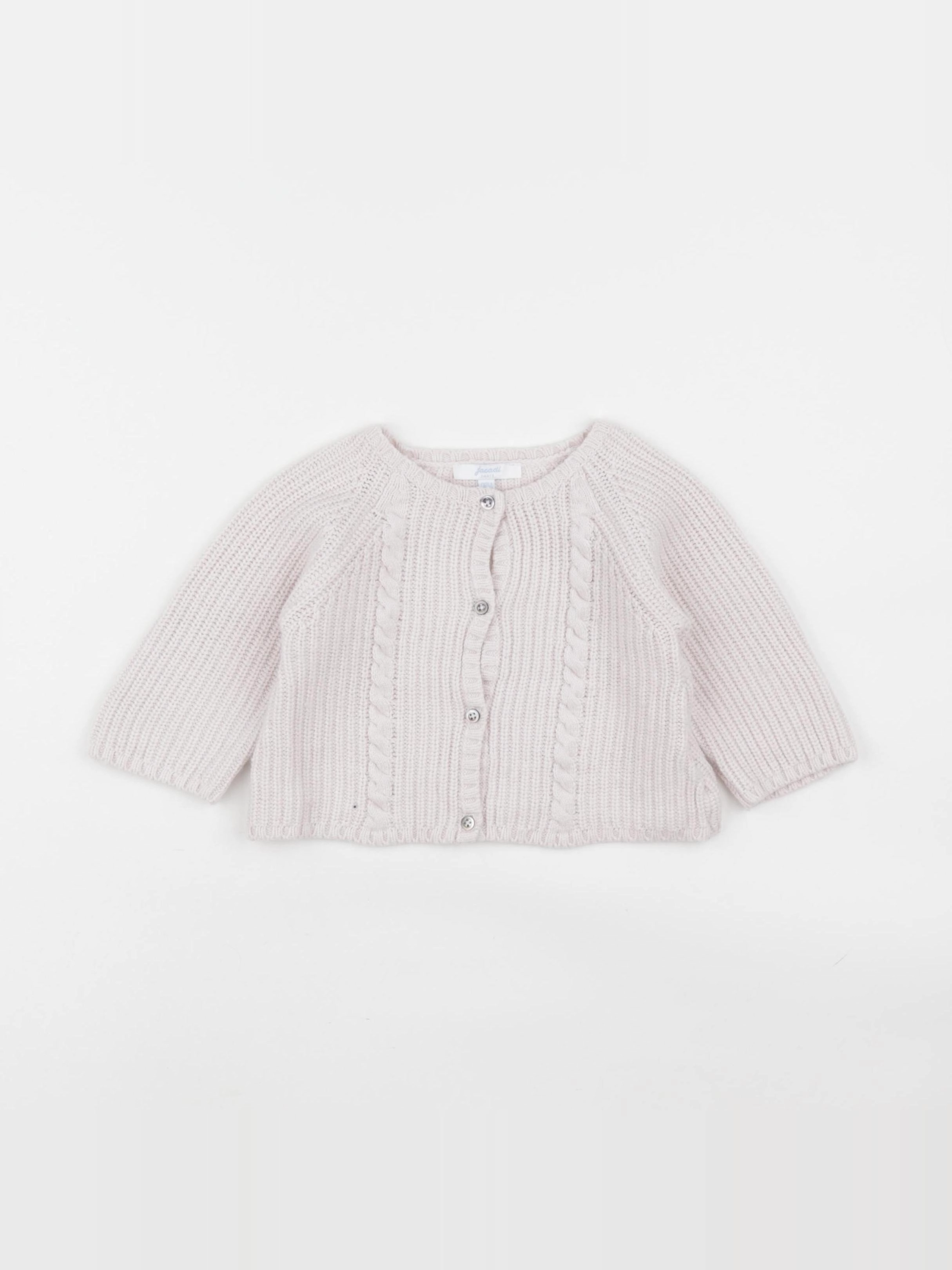 Jacadi - gilet rose - 6 mois