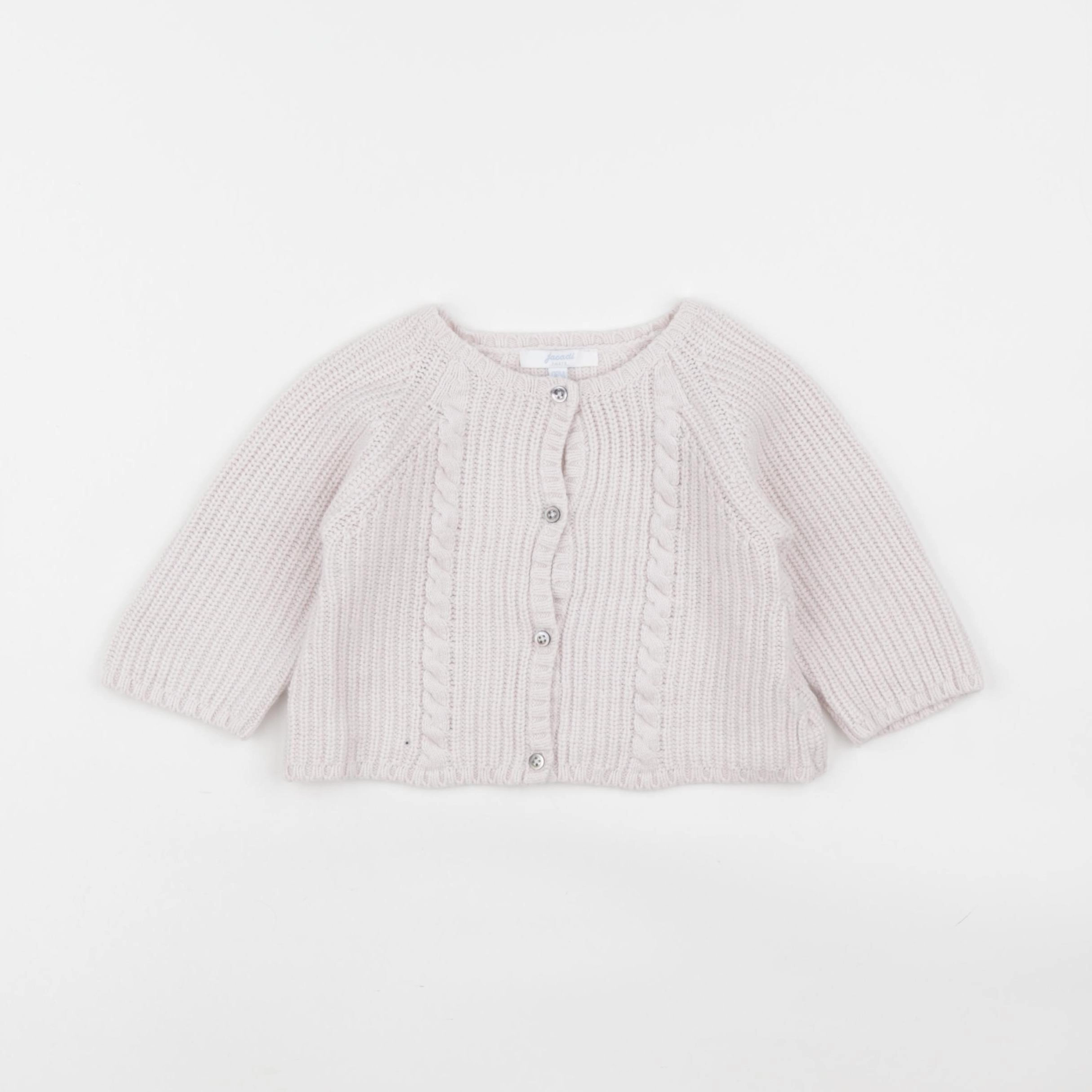 Jacadi - gilet rose - 6 mois