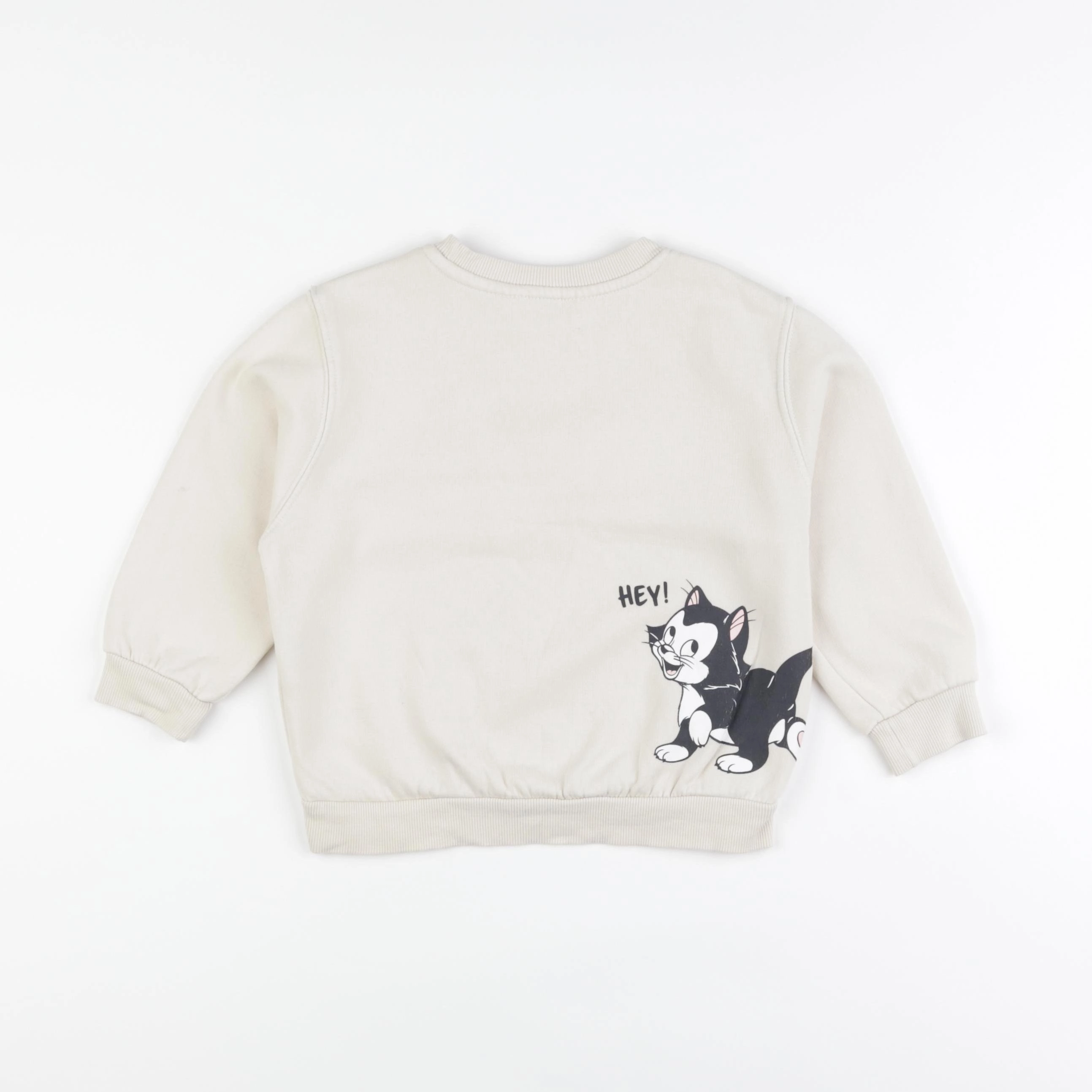 H&M - sweat beige - 3/4 ans