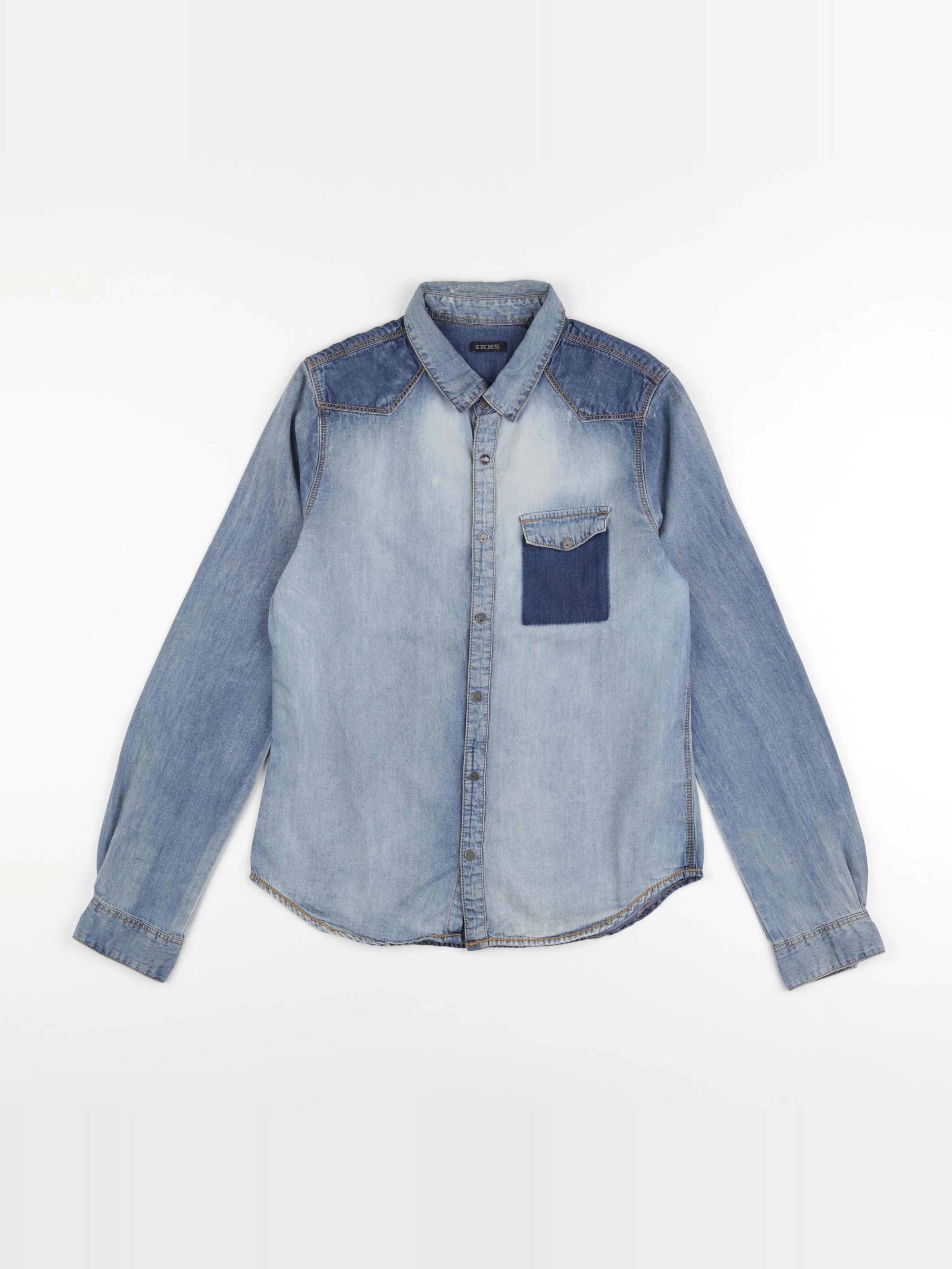 IKKS - chemise bleu - 12 ans
