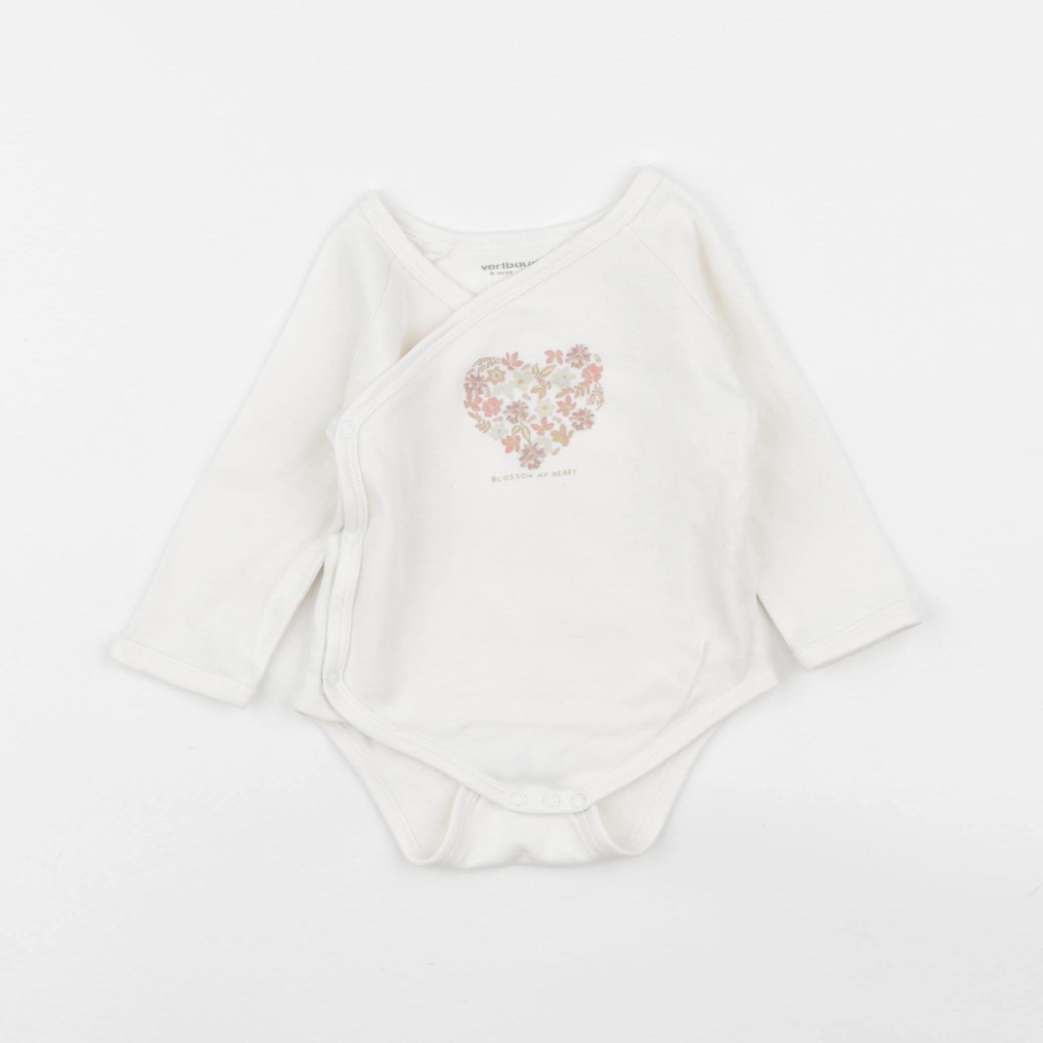 Vertbaudet - body blanc - 9 mois