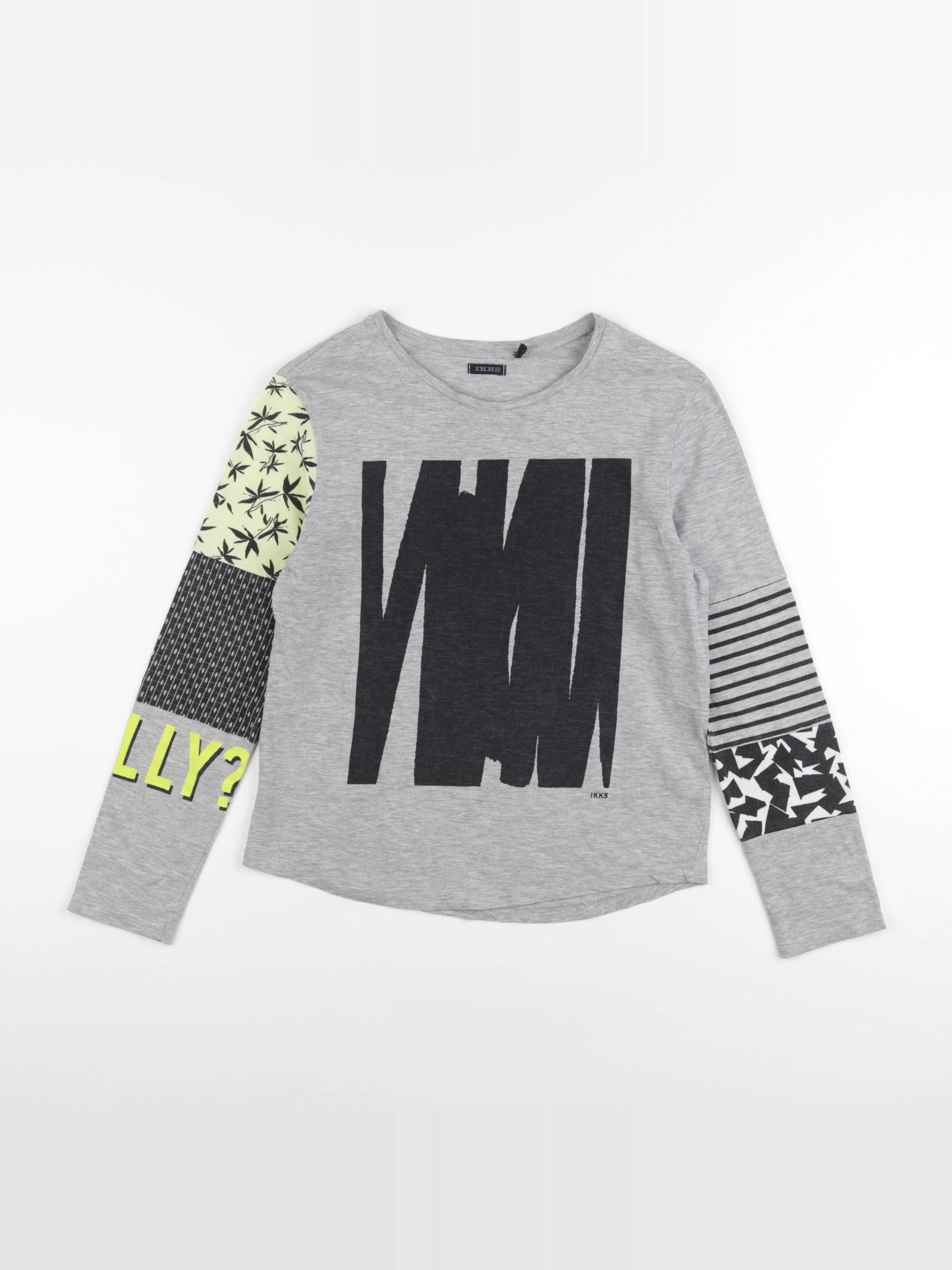 IKKS - tee-shirt gris - 12 ans