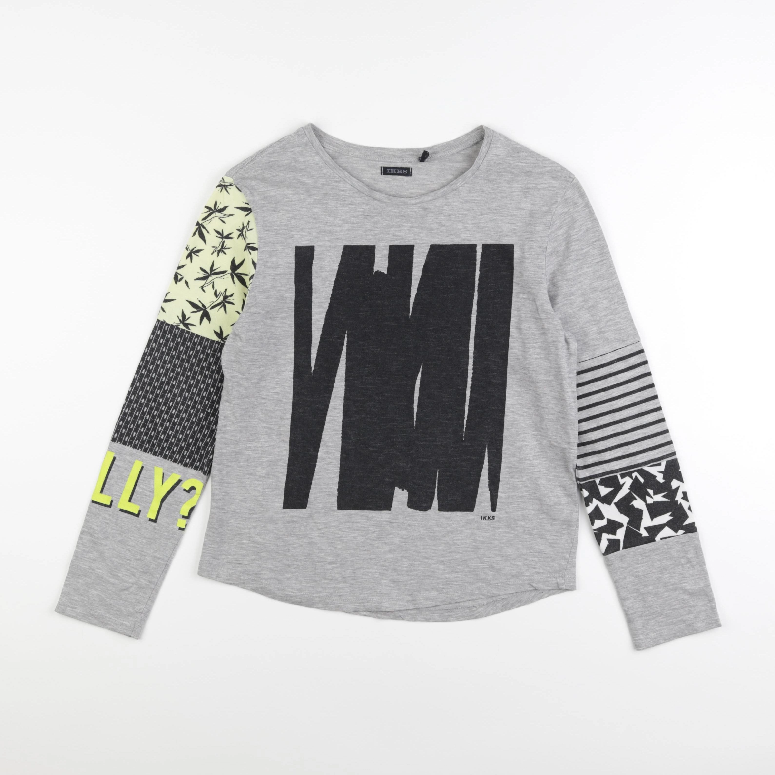 IKKS - tee-shirt gris - 12 ans