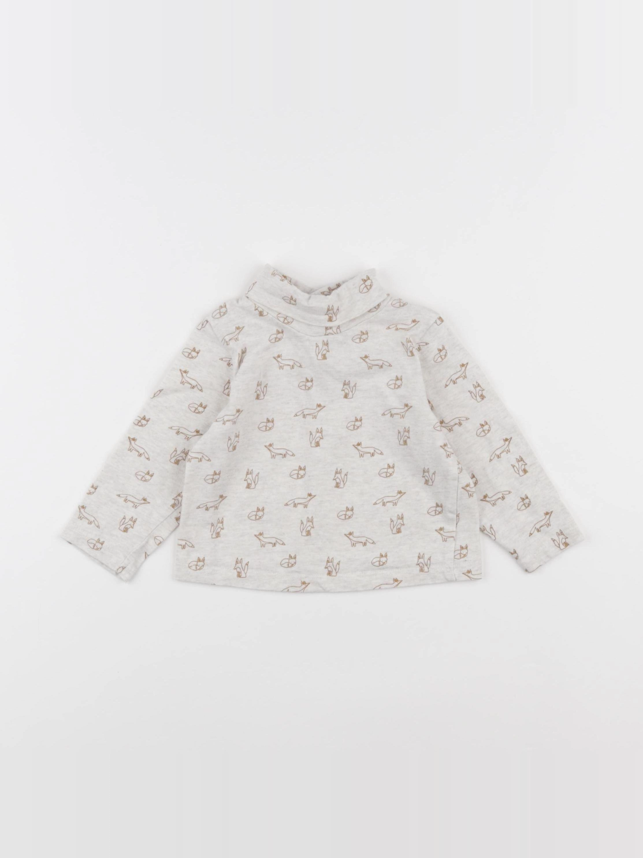 Tape à l'oeil - sous-pull beige - 9 mois