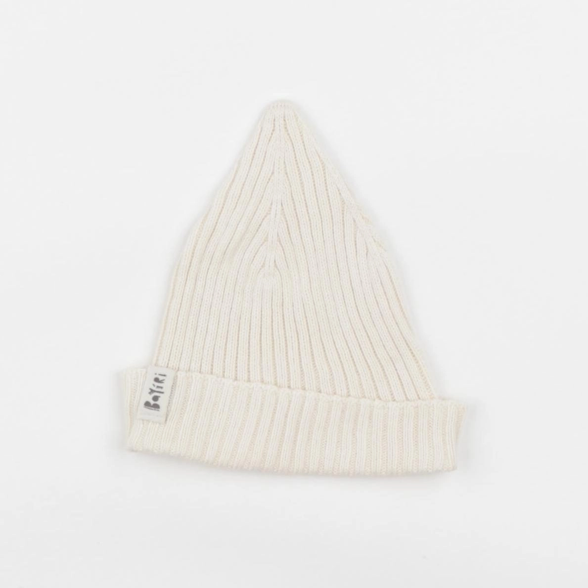 Bayiri  - bonnet de naissance beige - 1/6 mois