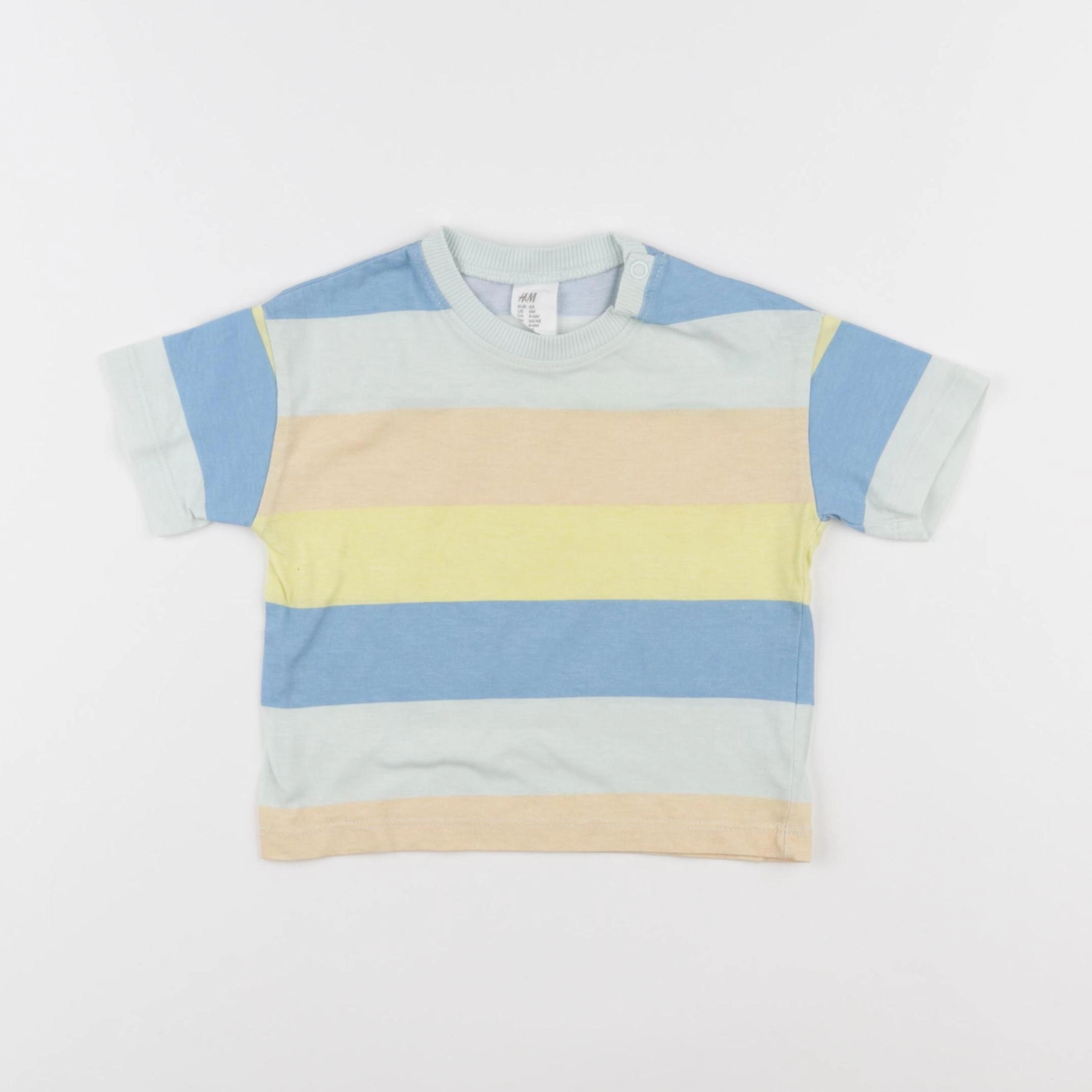 H&M - tee-shirt multicolore - 3/6 mois