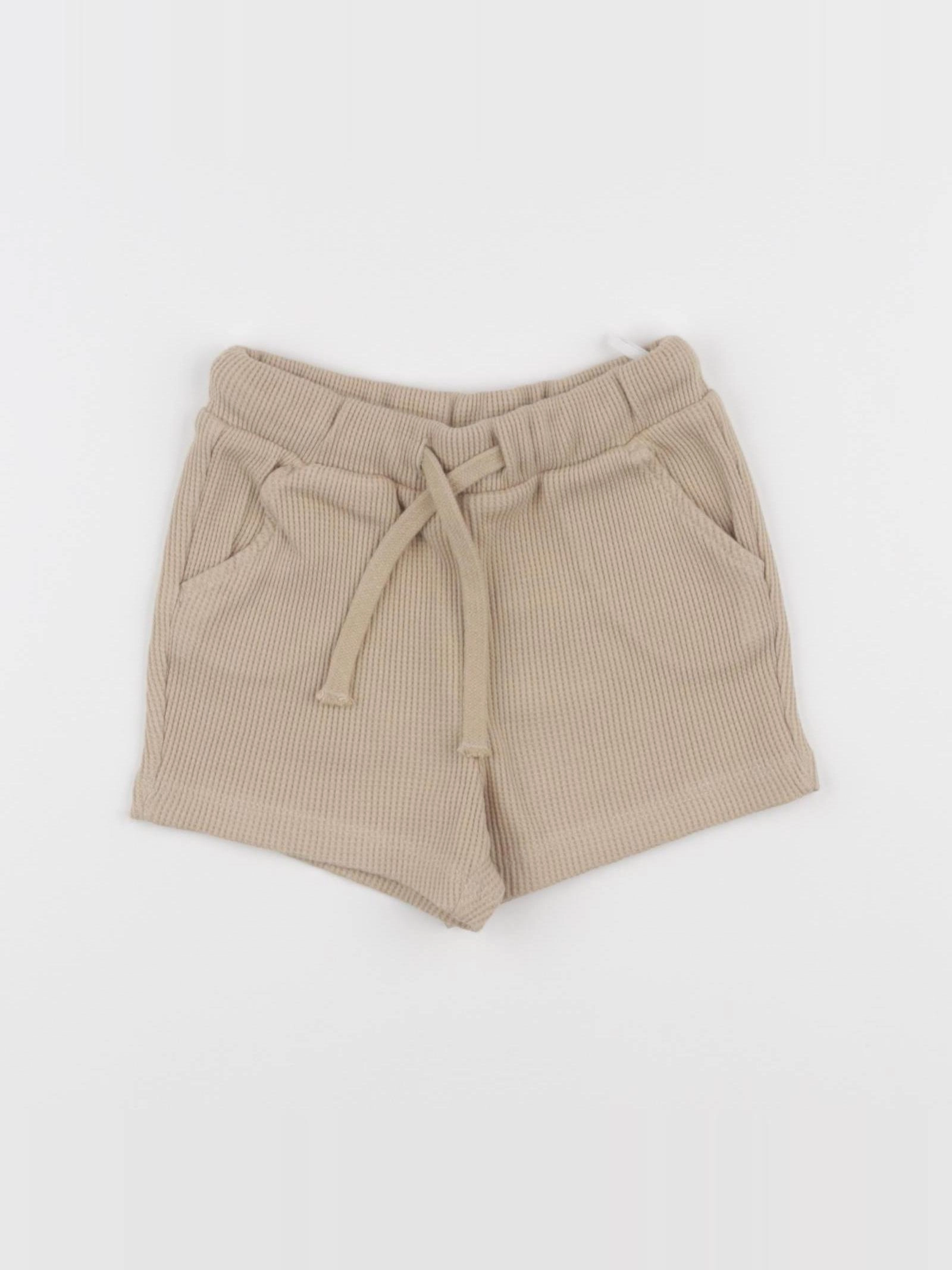 H&M - short marron - 3/6 mois