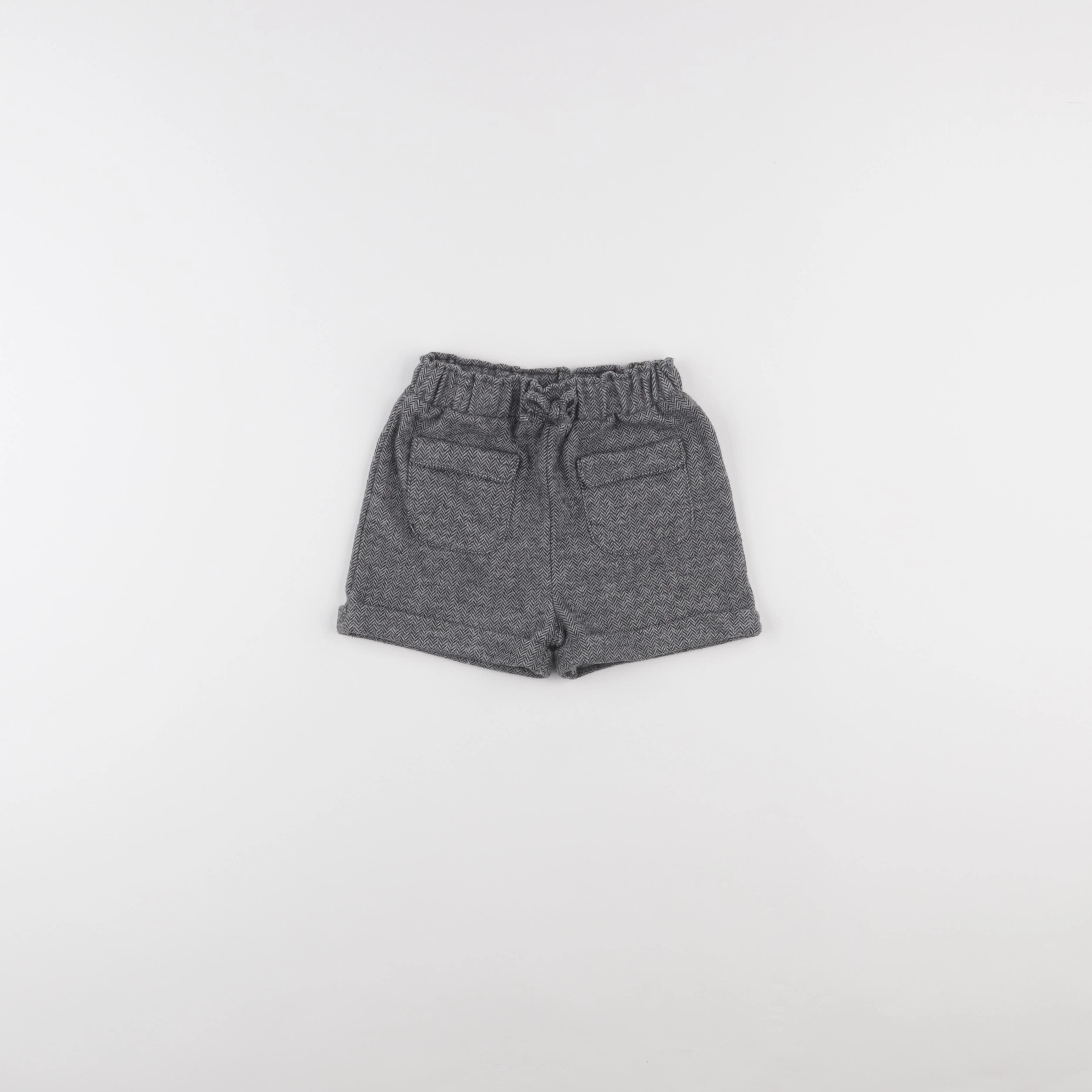 Vertbaudet - short gris - 24 mois