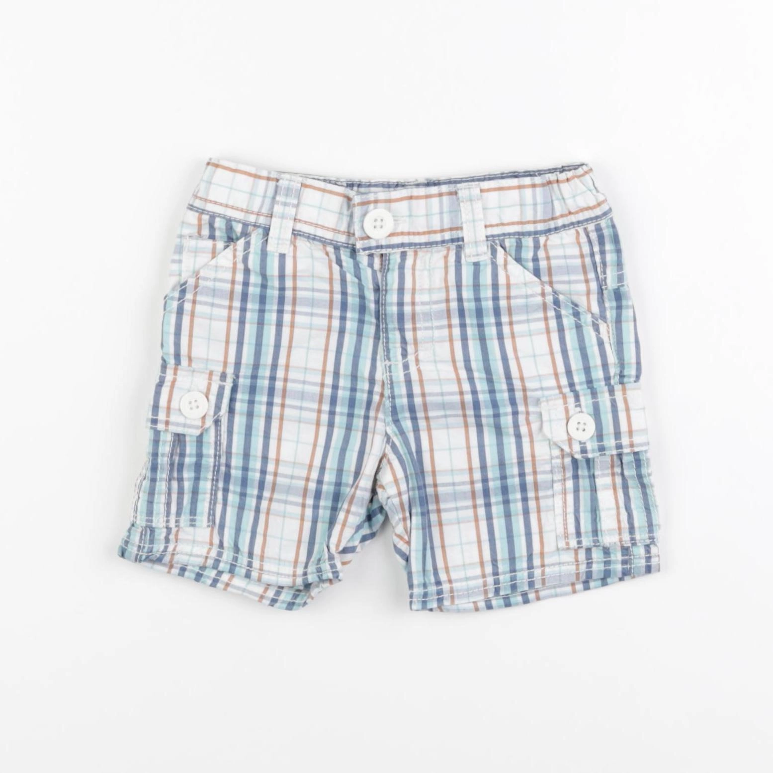 Vertbaudet - short bleu - 12 mois