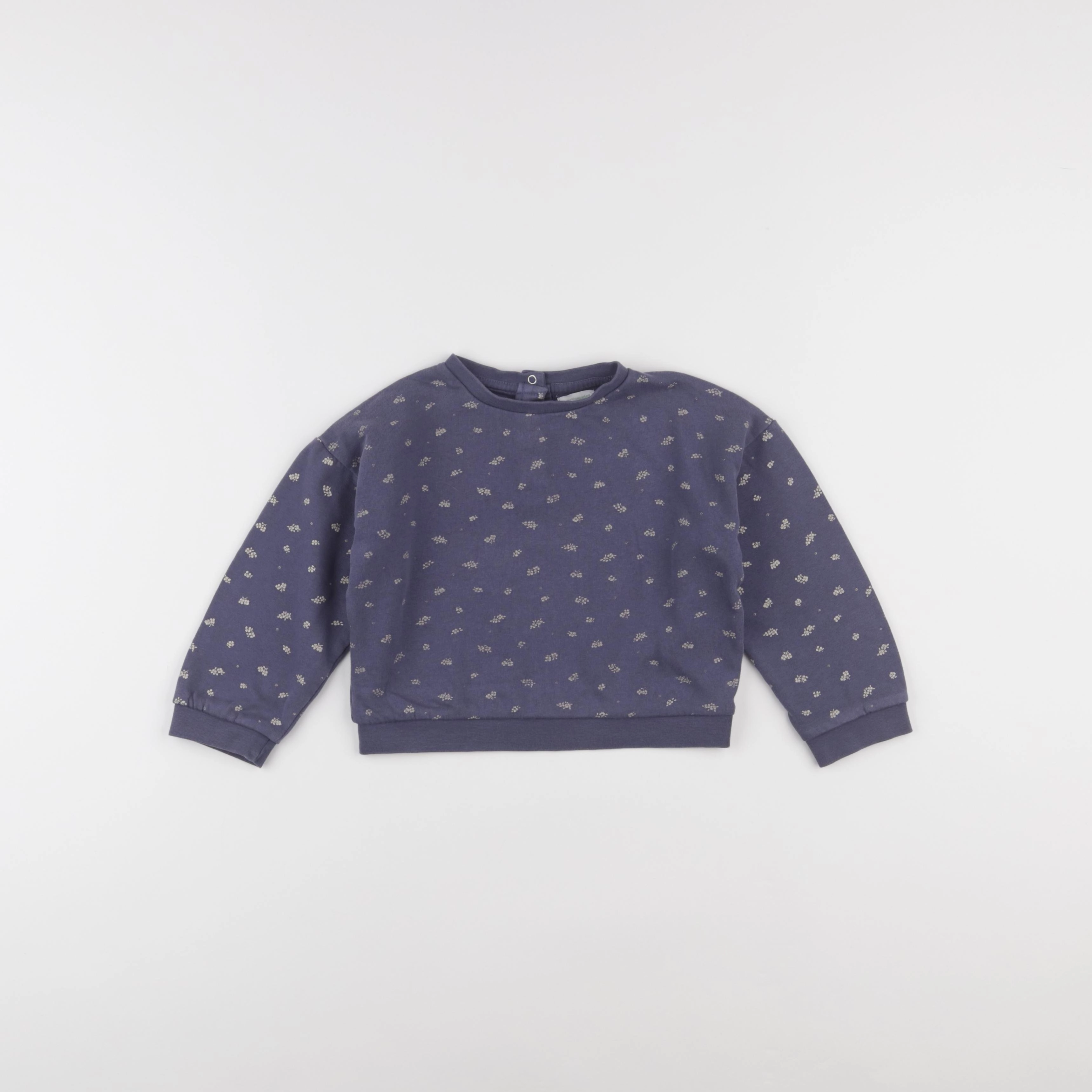 Vertbaudet - sweat bleu - 36 mois