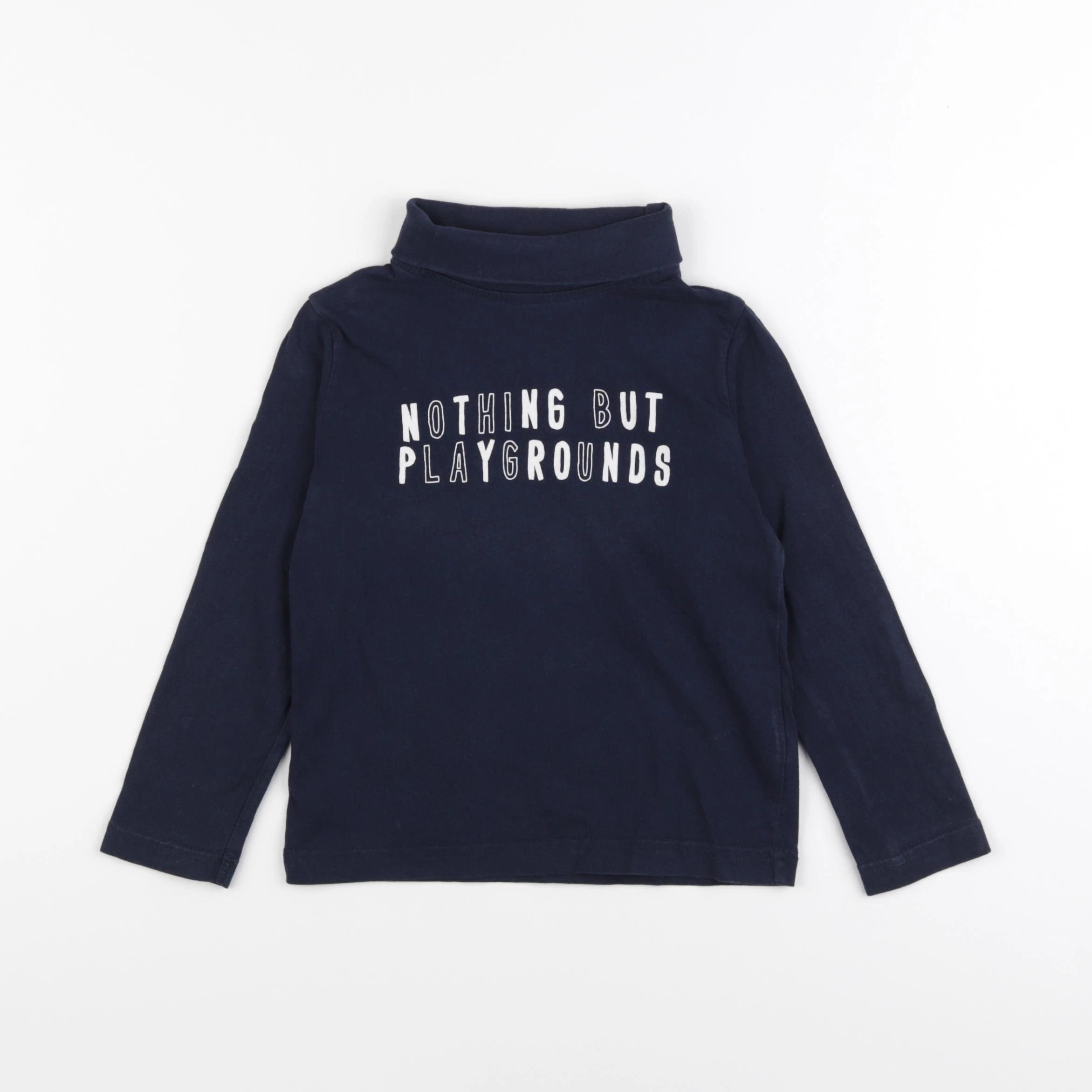 Vertbaudet - sous-pull bleu - 4 ans