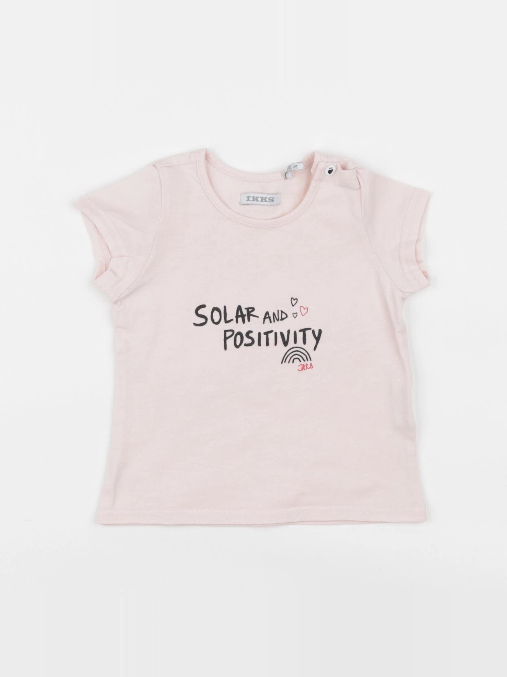 IKKS - tee-shirt rose - 12 mois