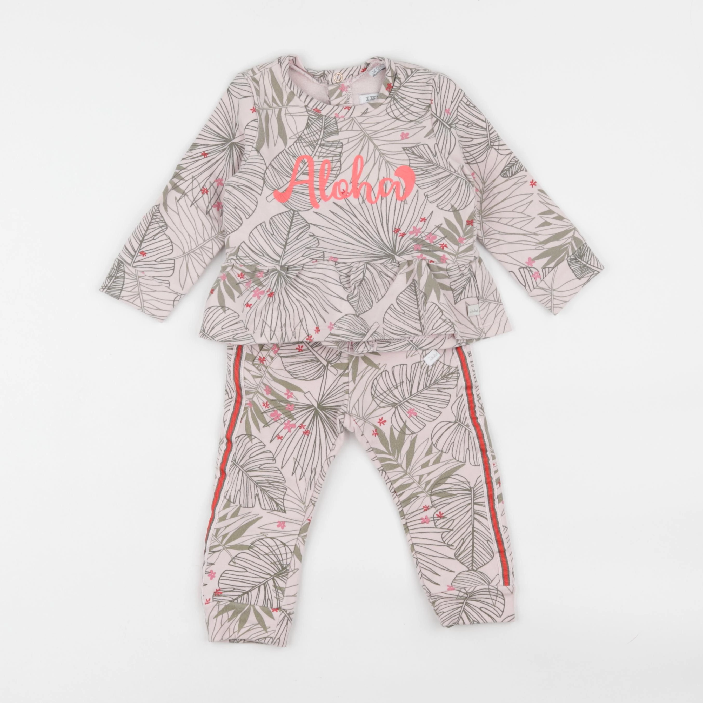 IKKS - ensemble rose - 12 mois