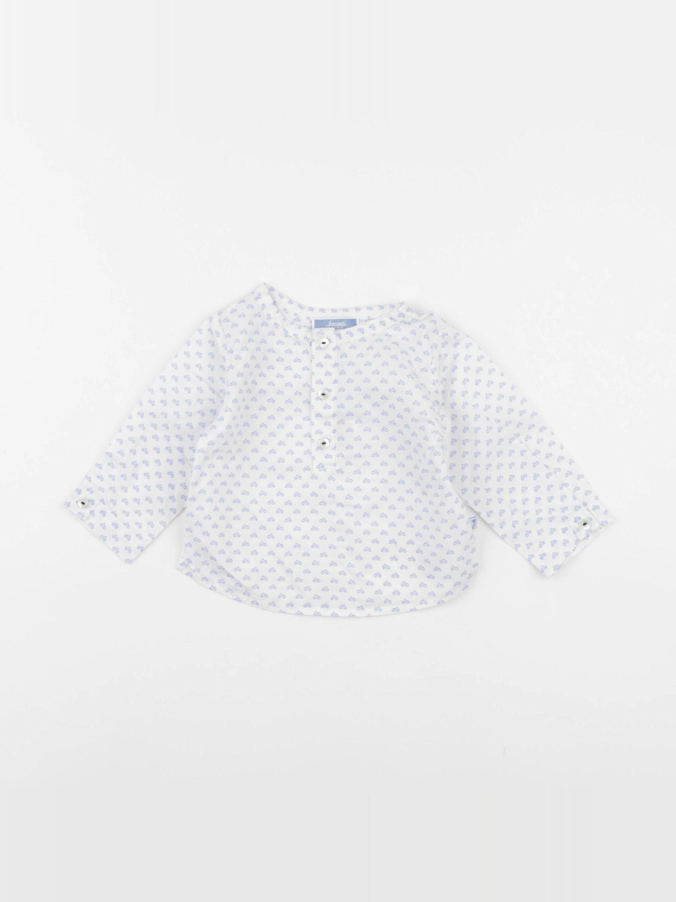Jacadi - chemise blanc - 6 mois