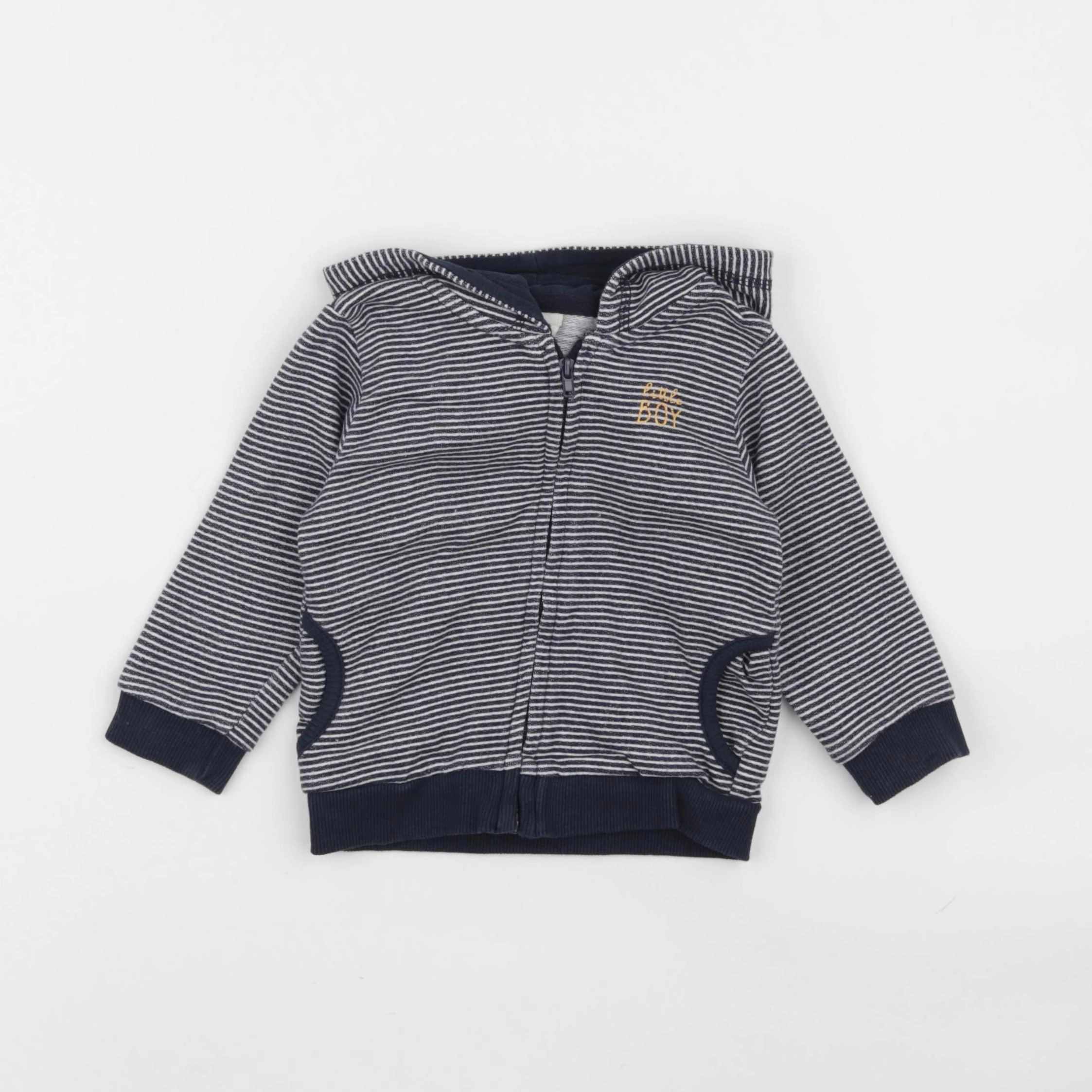 Tape à l'oeil - sweat bleu - 12 mois