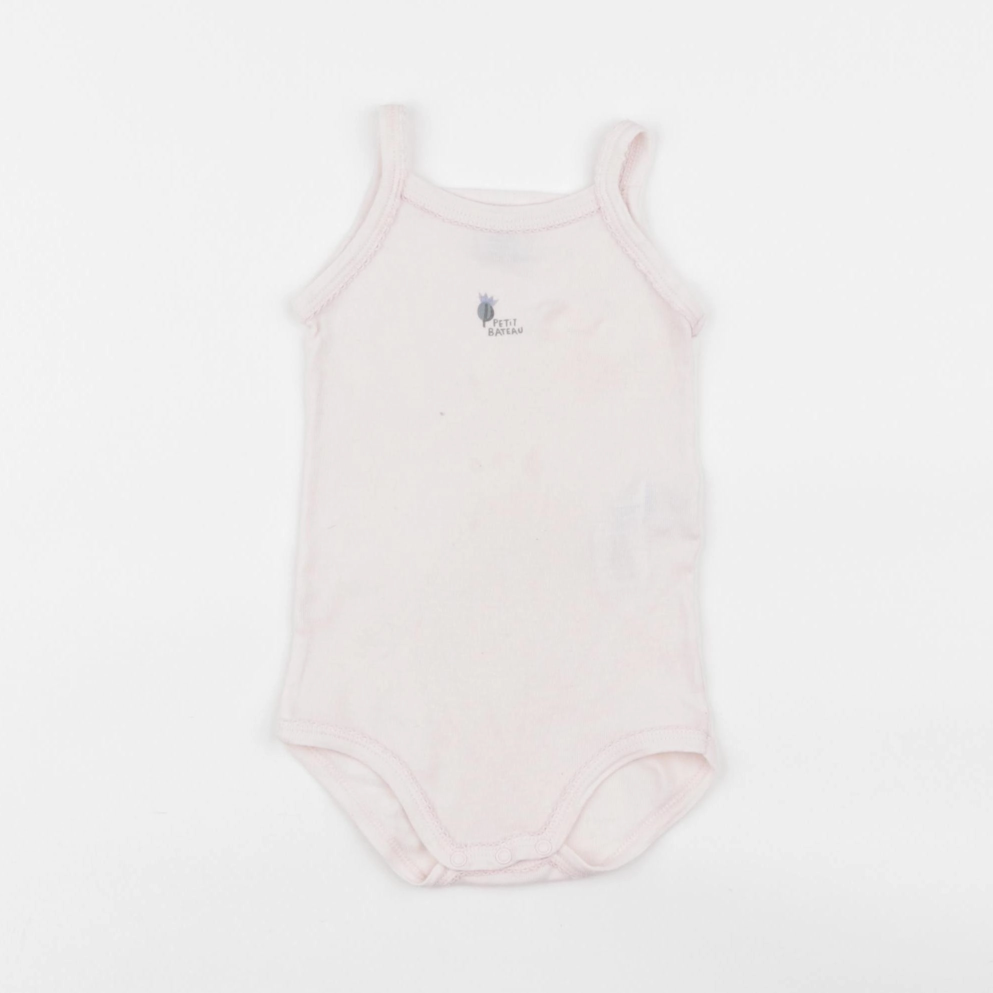 Petit Bateau - body rose - 6 mois