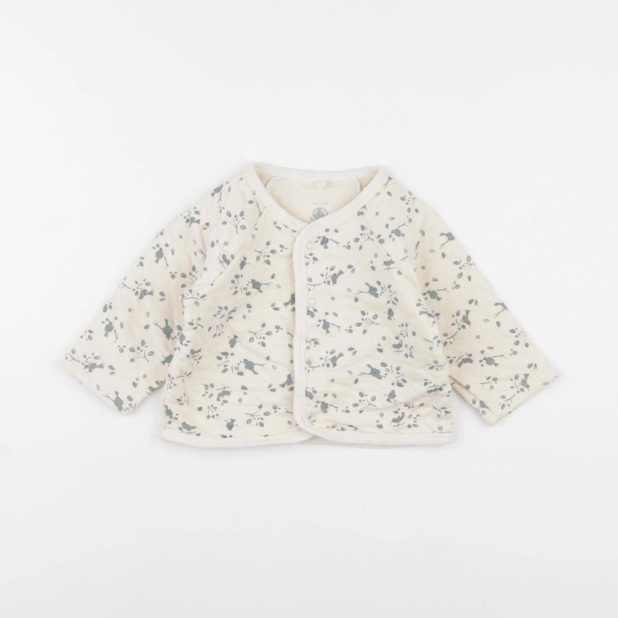 Petit Bateau - sweat beige - 6 mois