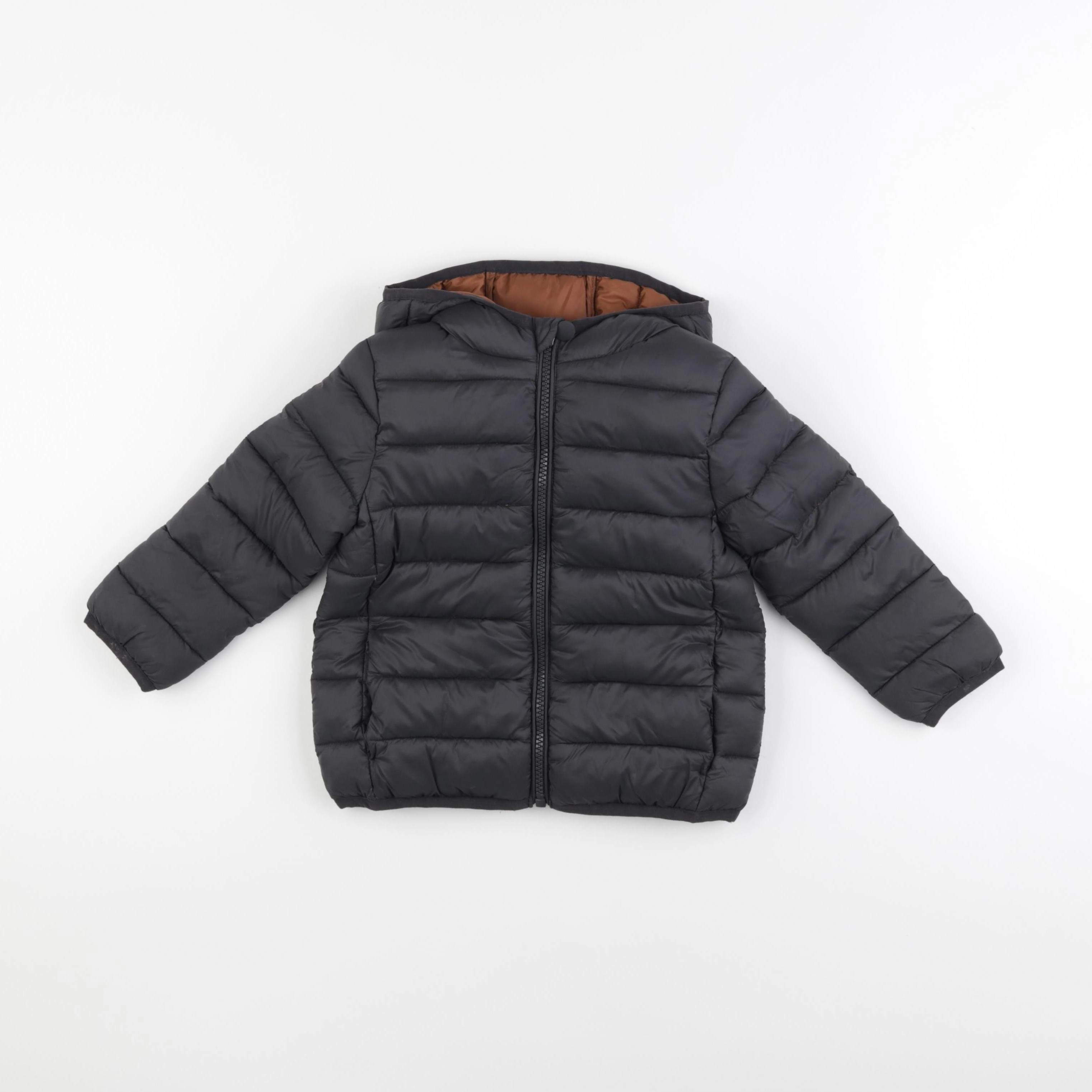Vertbaudet - doudoune noir - 3 ans