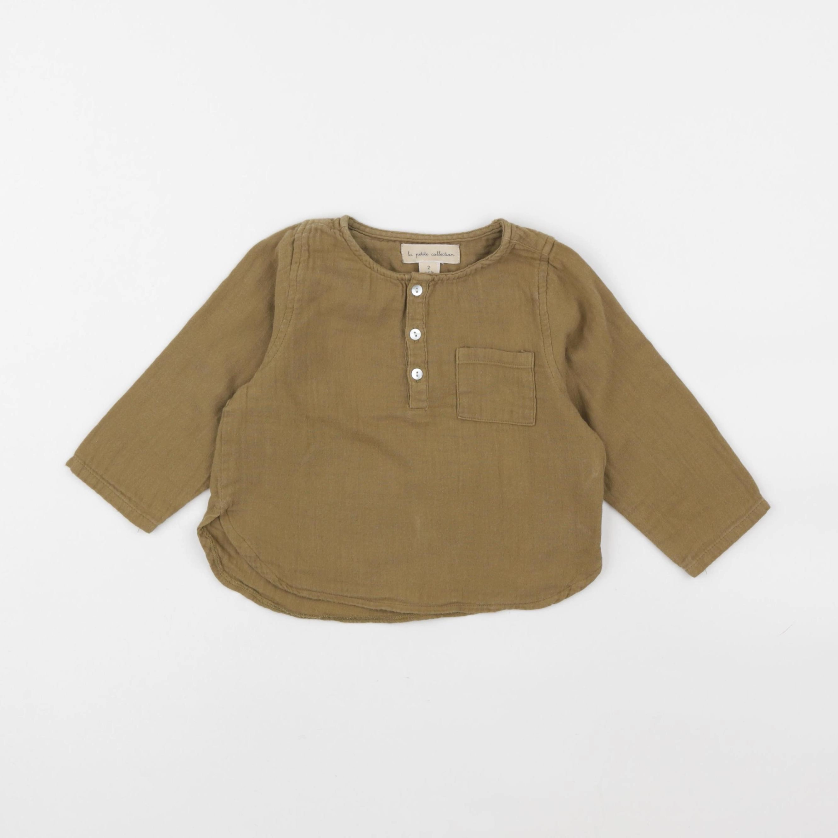 La Petite Collection - blouse marron - 2 ans