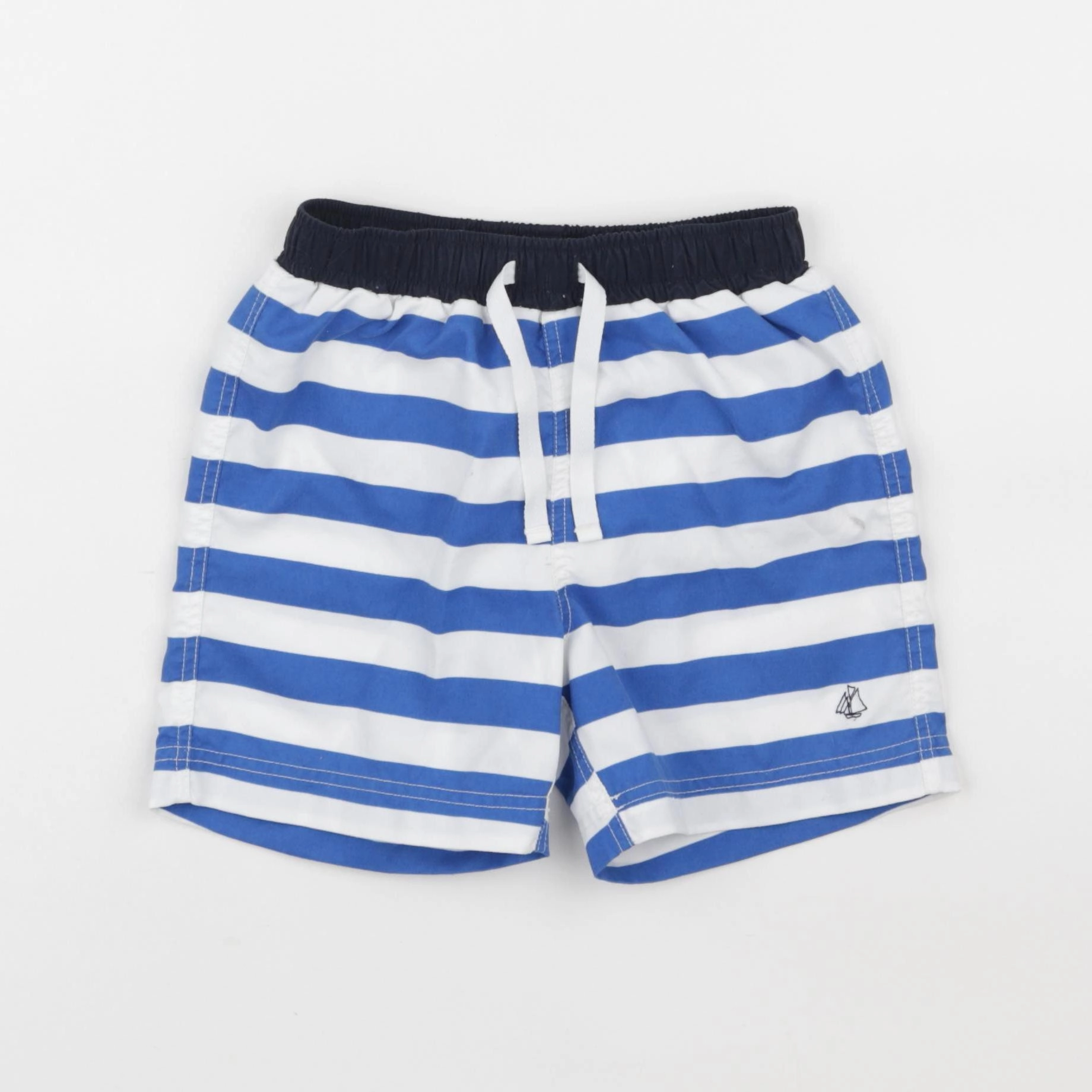 Petit Bateau - maillot de bain bleu, blanc - 24 mois