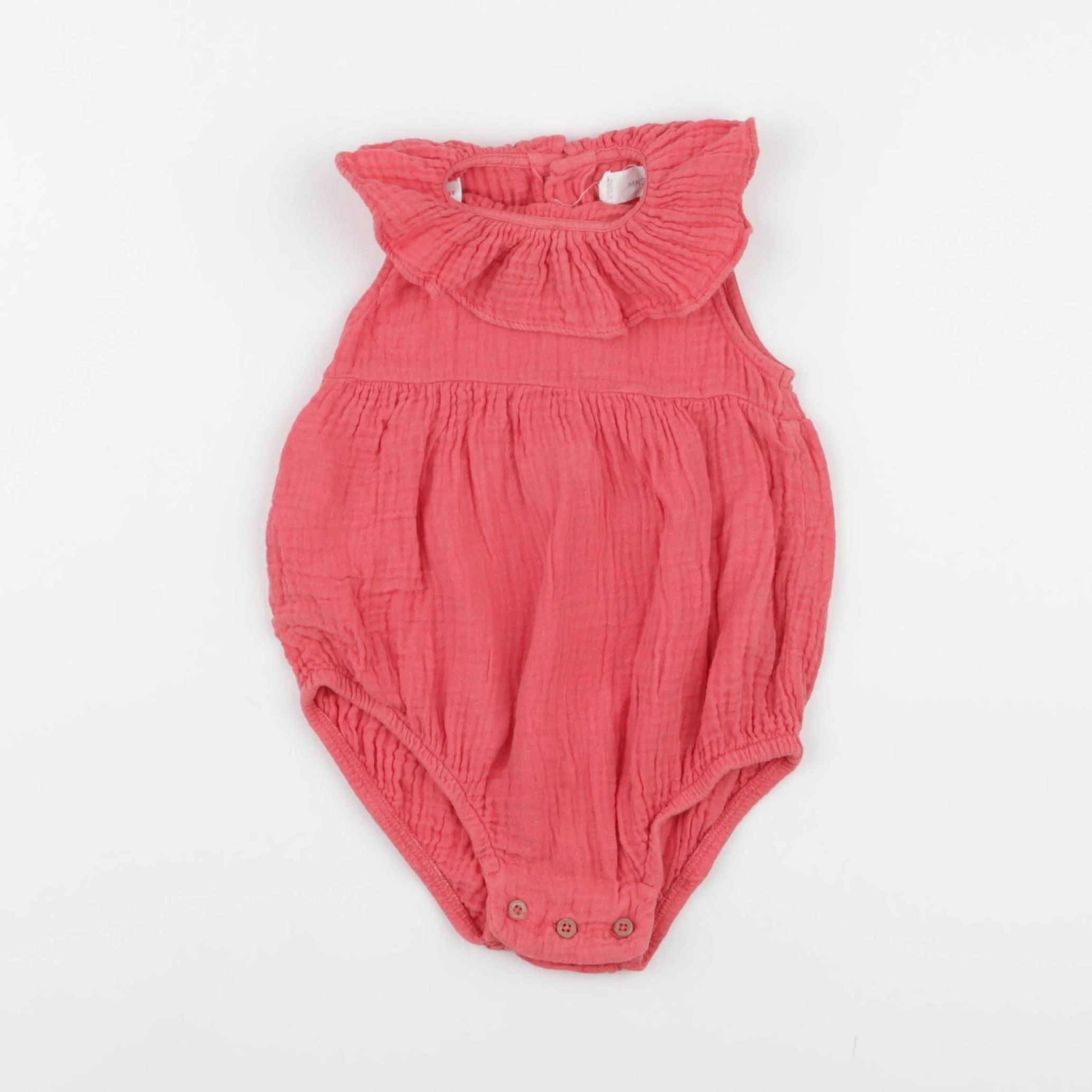Mango - salopette rose - 9/12 mois