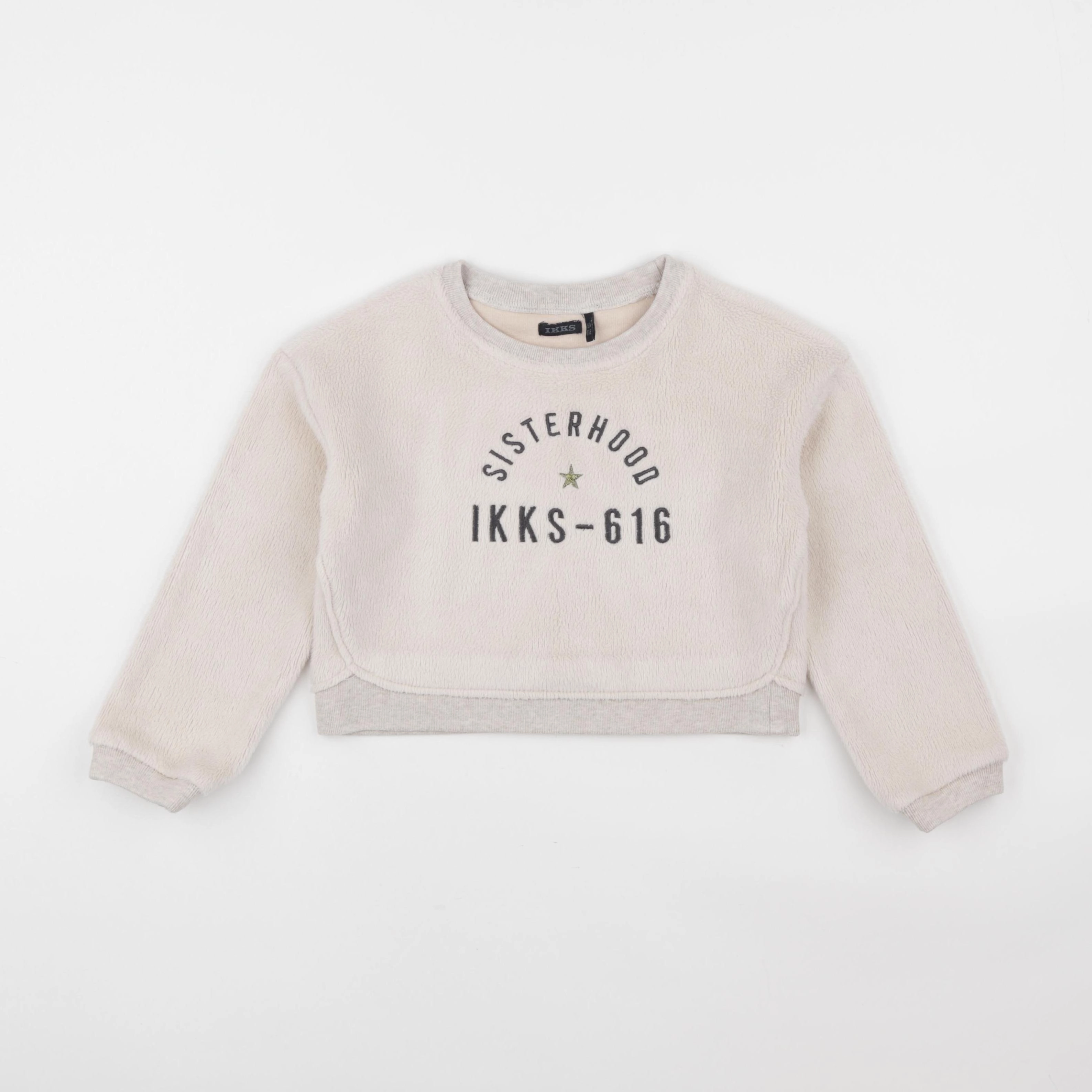 IKKS - sweat beige - 6 ans