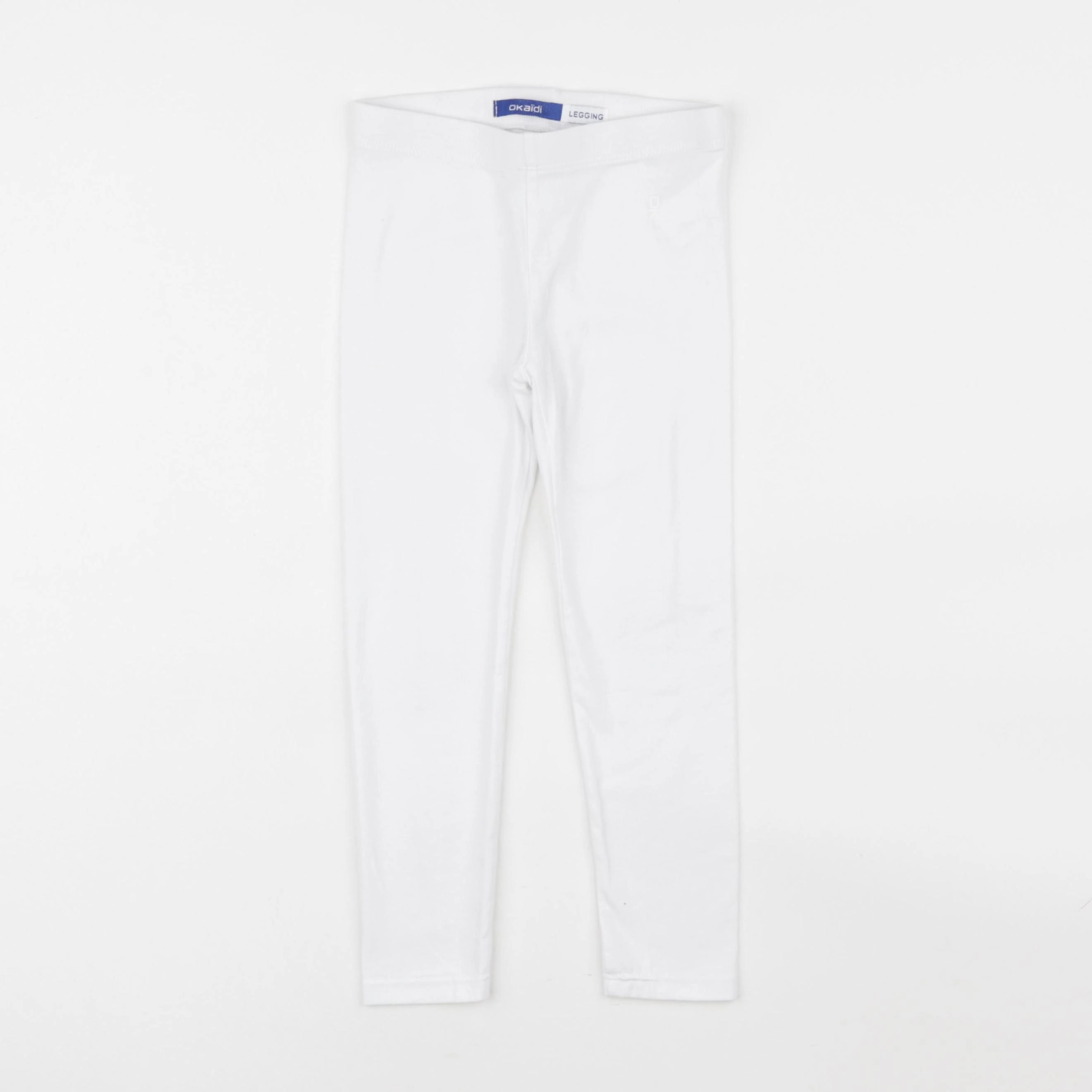 Okaidi - legging blanc - 5 ans