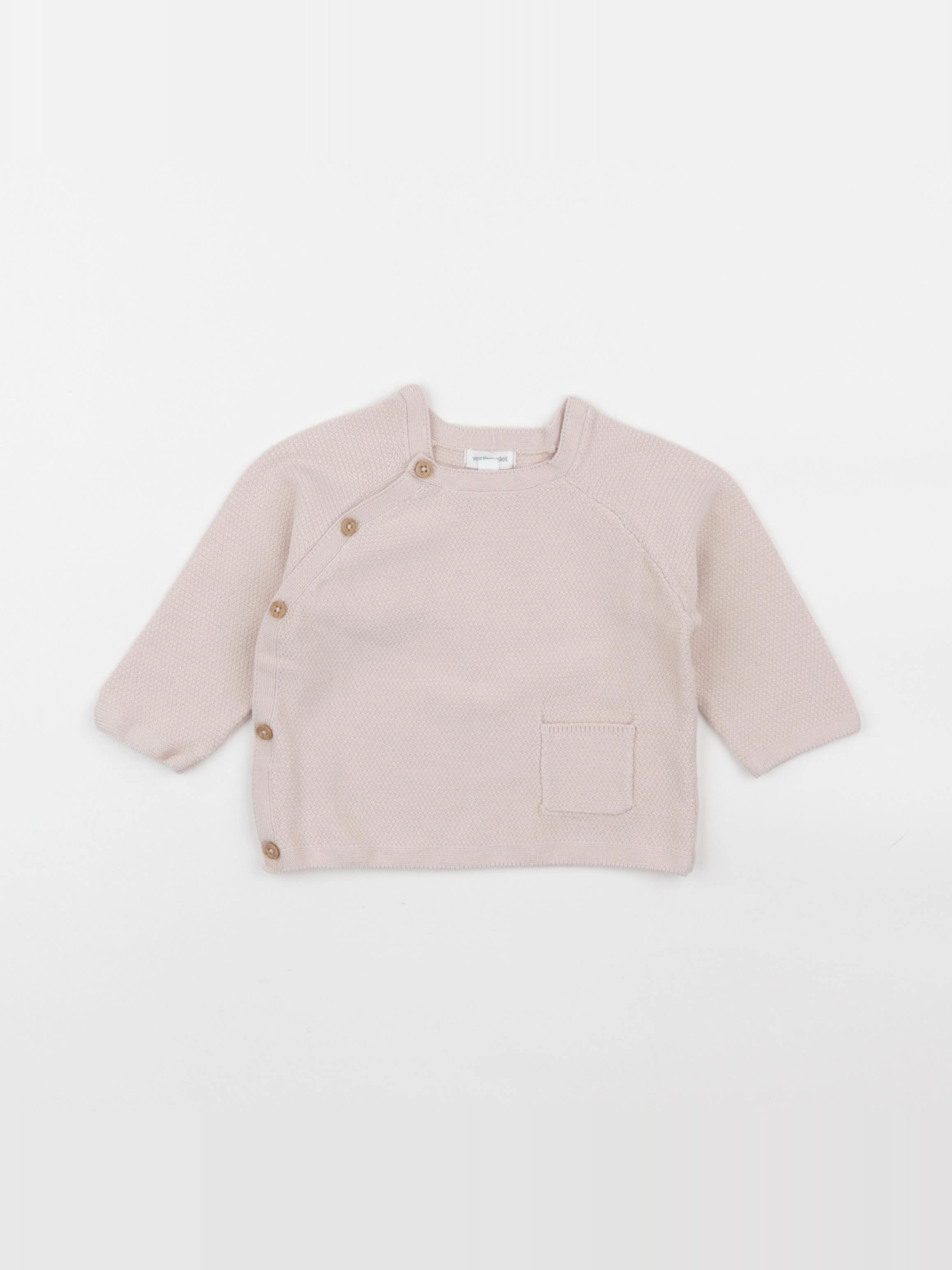 Vertbaudet - gilet rose - 12 mois