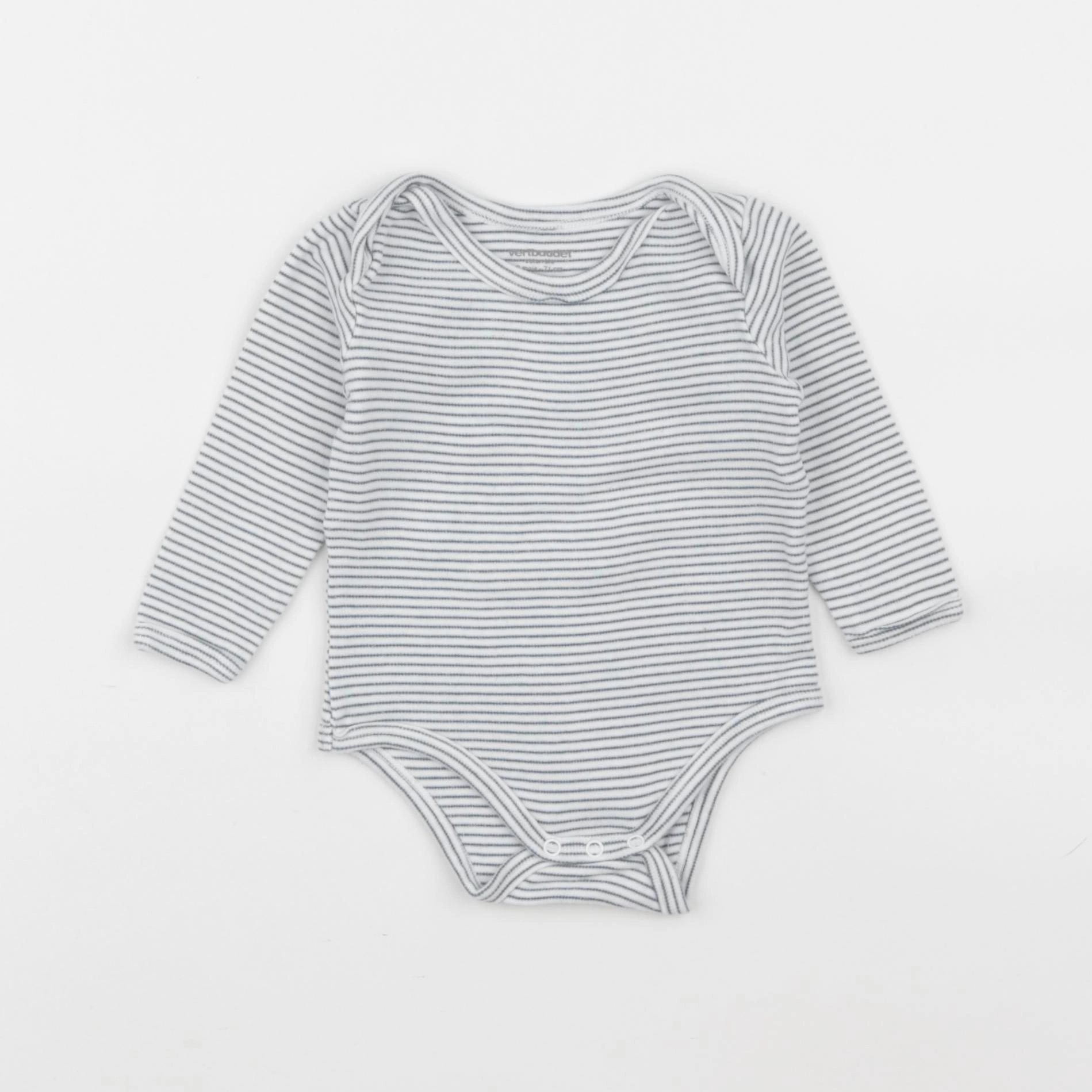 Vertbaudet - body bleu - 9 mois