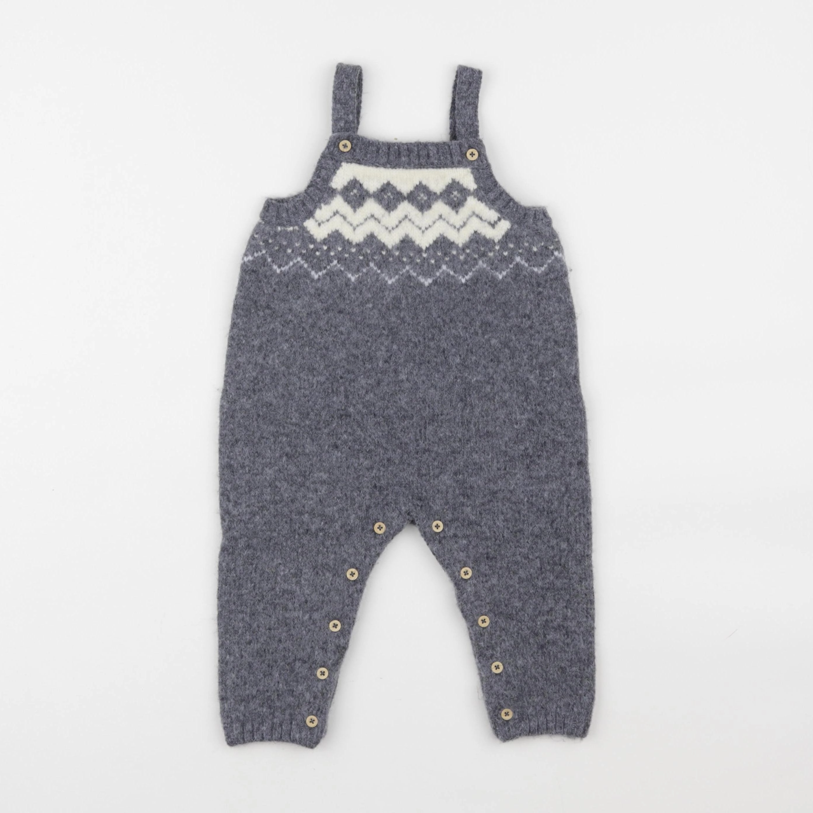 Vertbaudet - combinaison gris - 12 mois