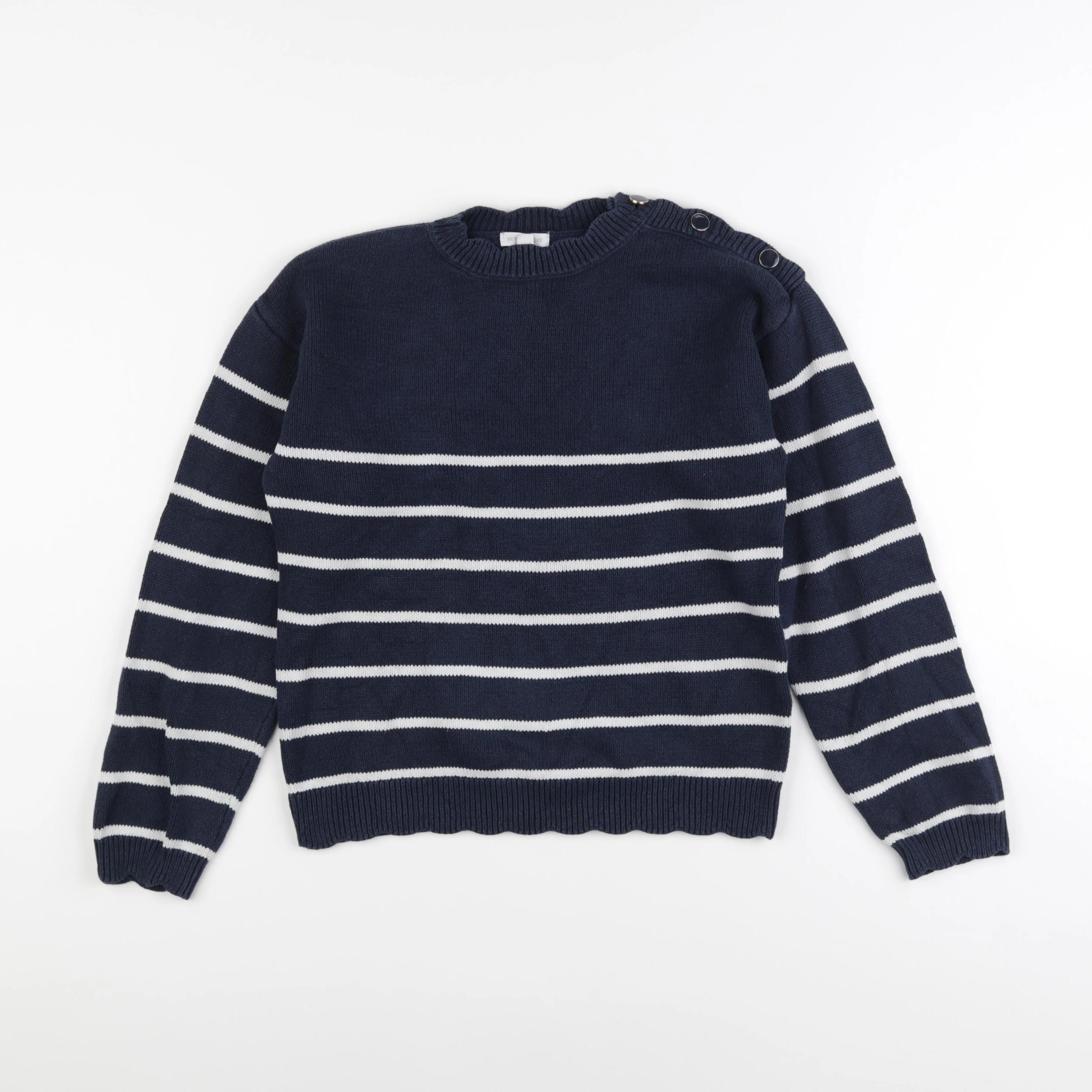 Vertbaudet - pull bleu - 10 ans