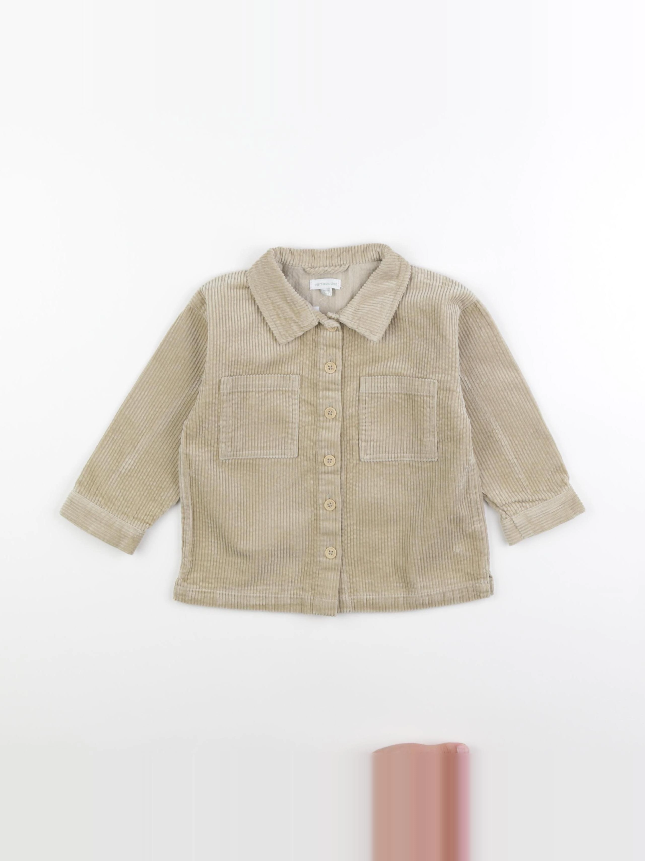 Vertbaudet - veste beige - 24 mois