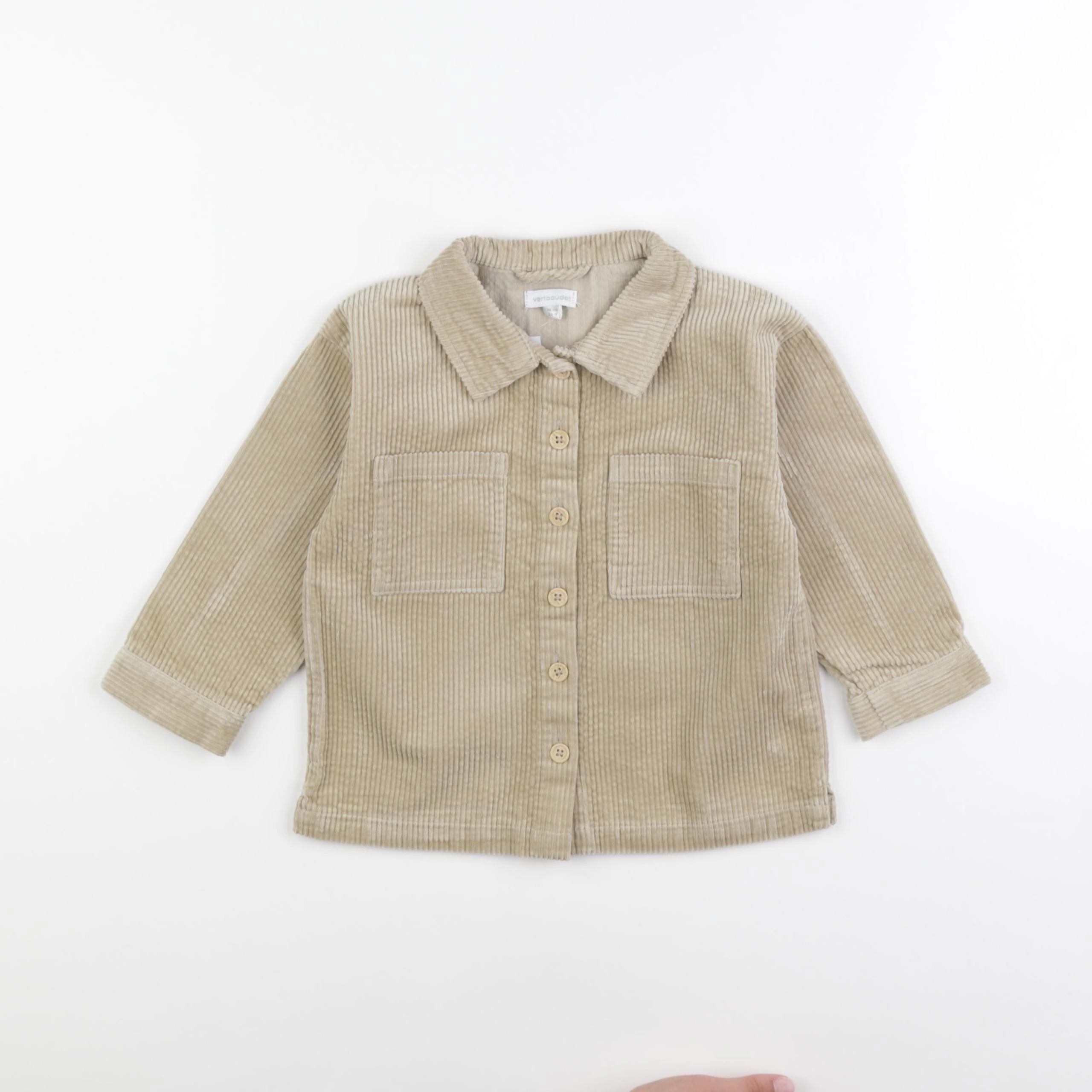 Vertbaudet - veste beige - 24 mois